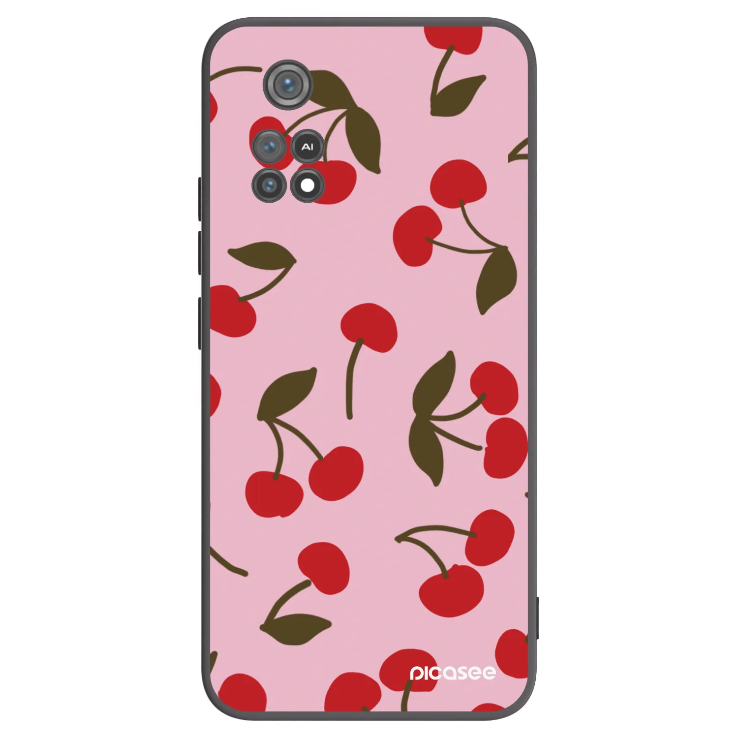 Picasee silikonski črni ovitek za Xiaomi Poco M4 Pro - Cherry