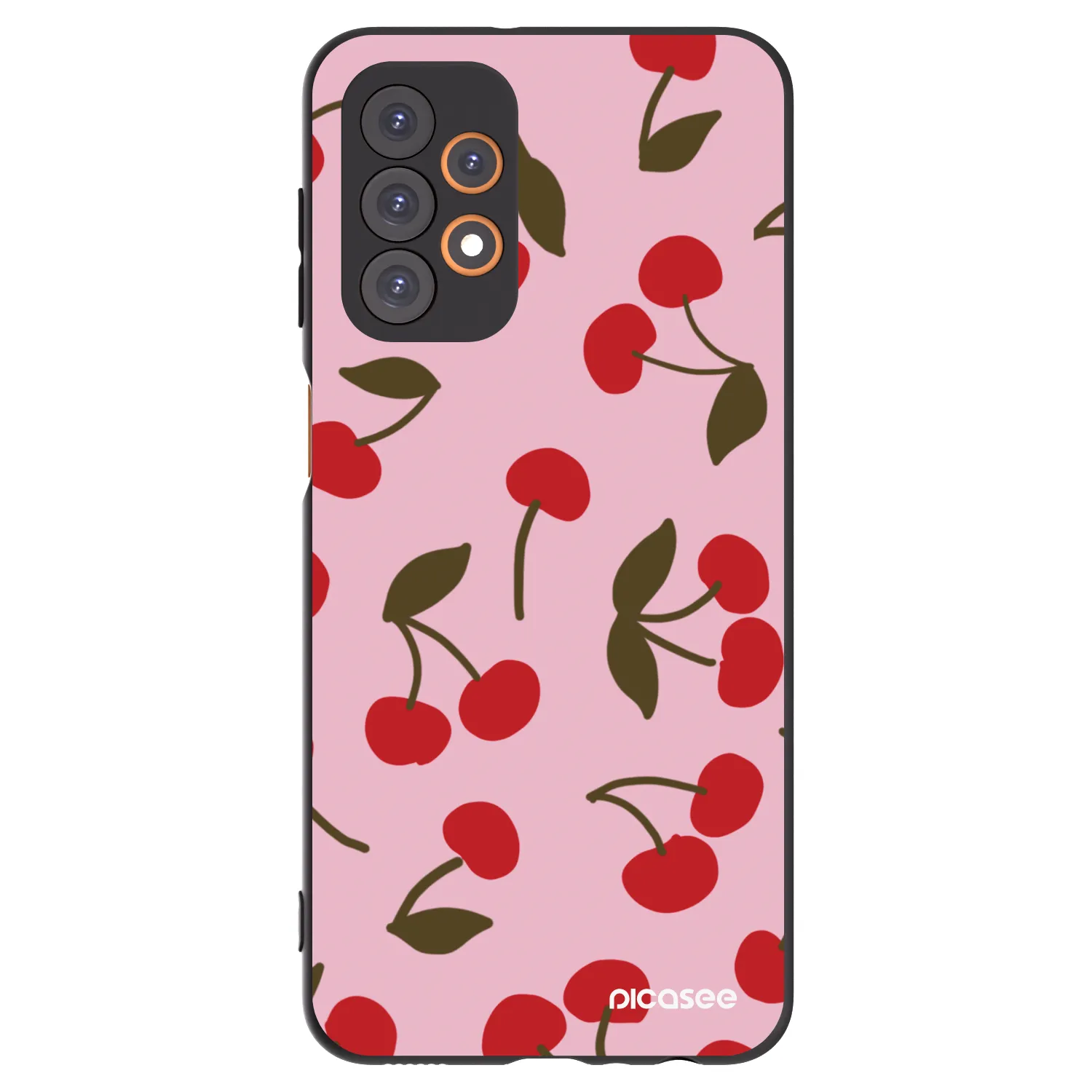 Picasee silikonski črni ovitek za Samsung Galaxy A23 A236B 5G - Cherry