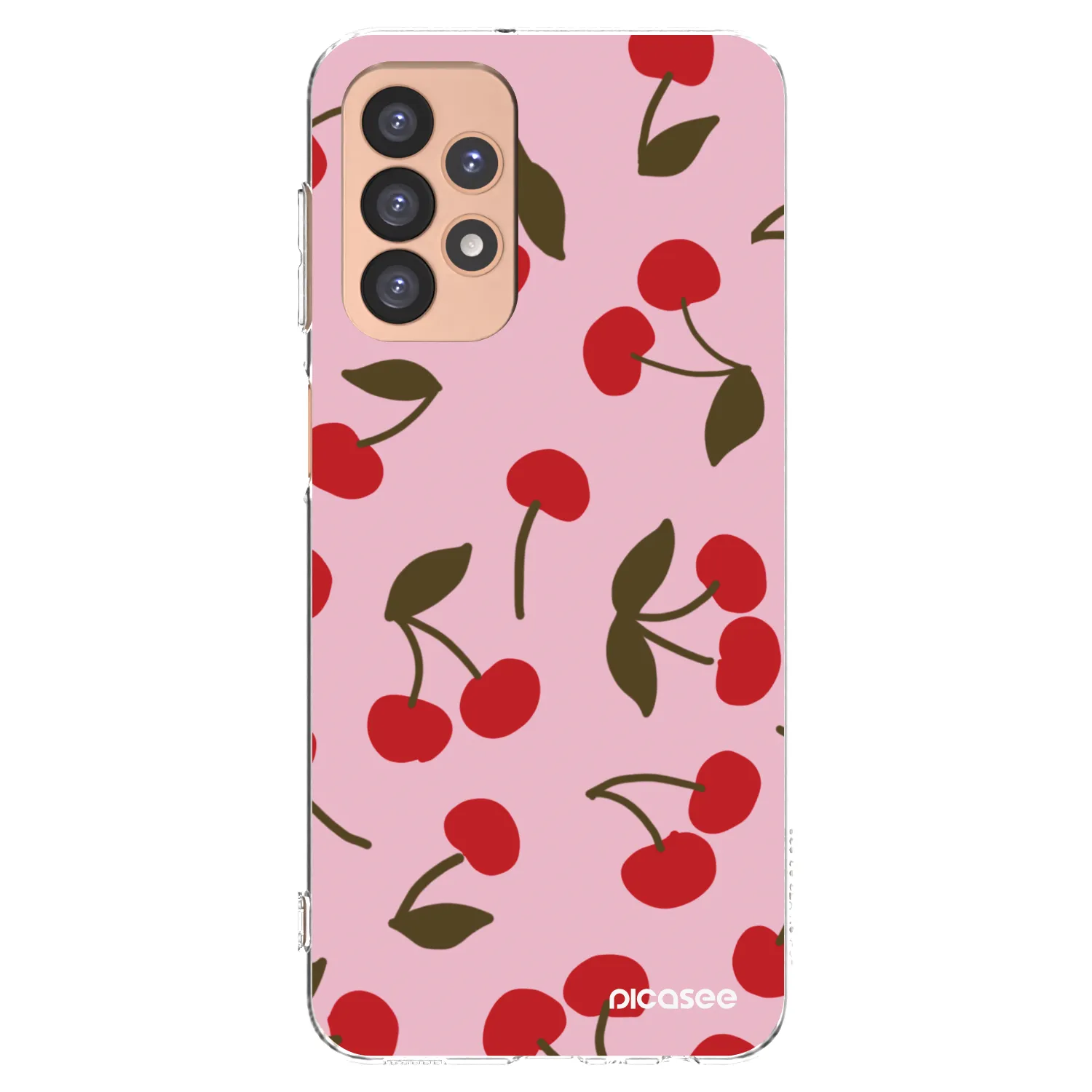 Picasee silikonski prozorni ovitek za Samsung Galaxy A23 A236B 5G - Cherry