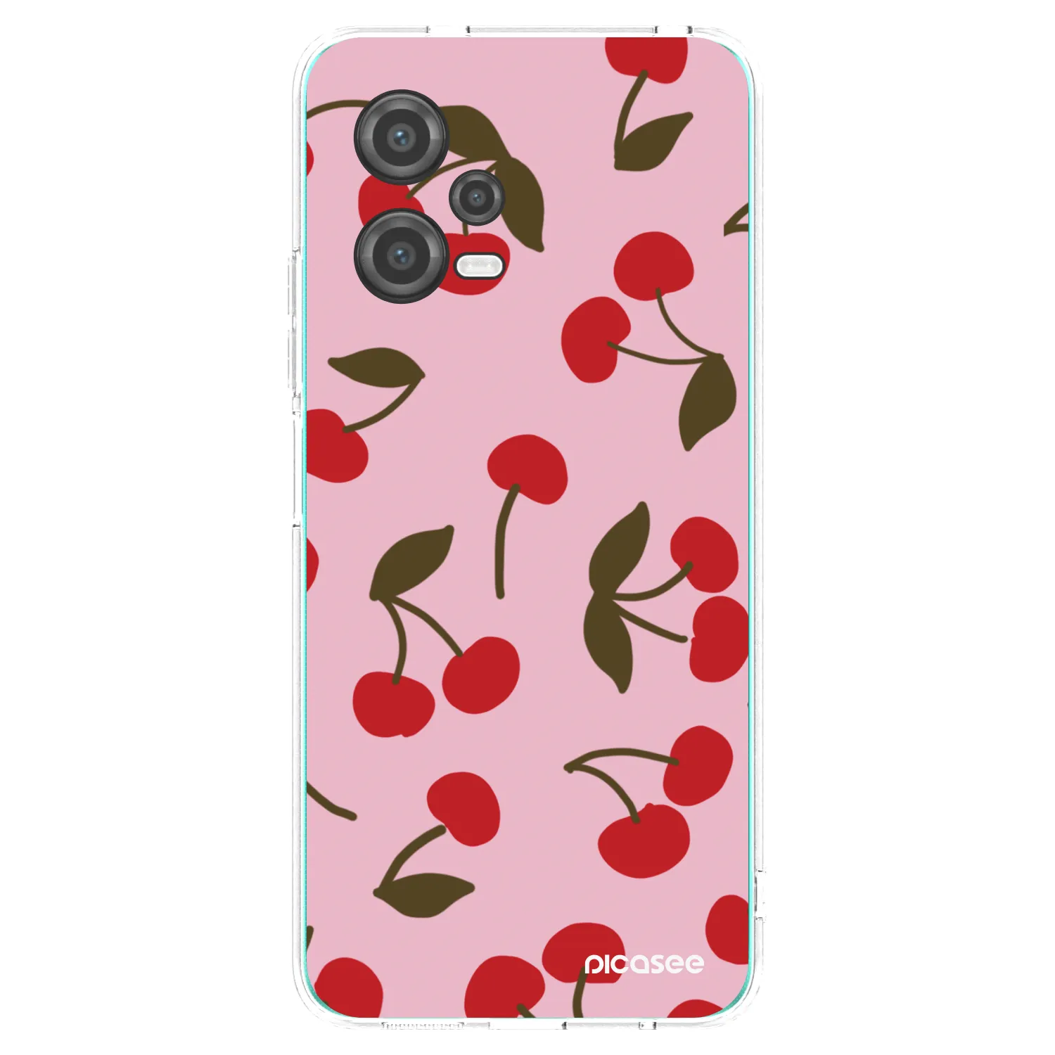 Picasee silikonski prozorni ovitek za Xiaomi Poco X5 - Cherry