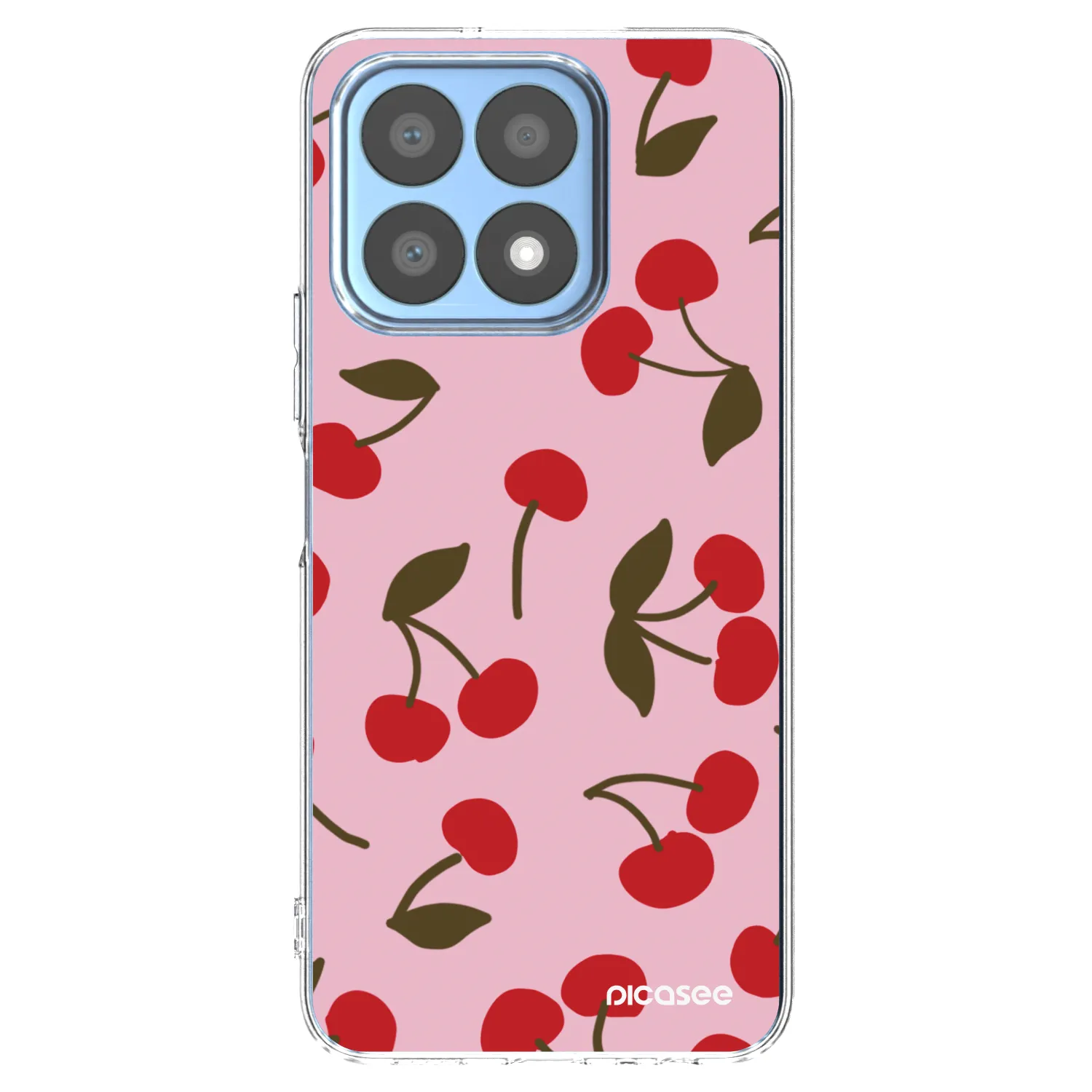 Picasee silikonski prozorni ovitek za Honor X8a - Cherry