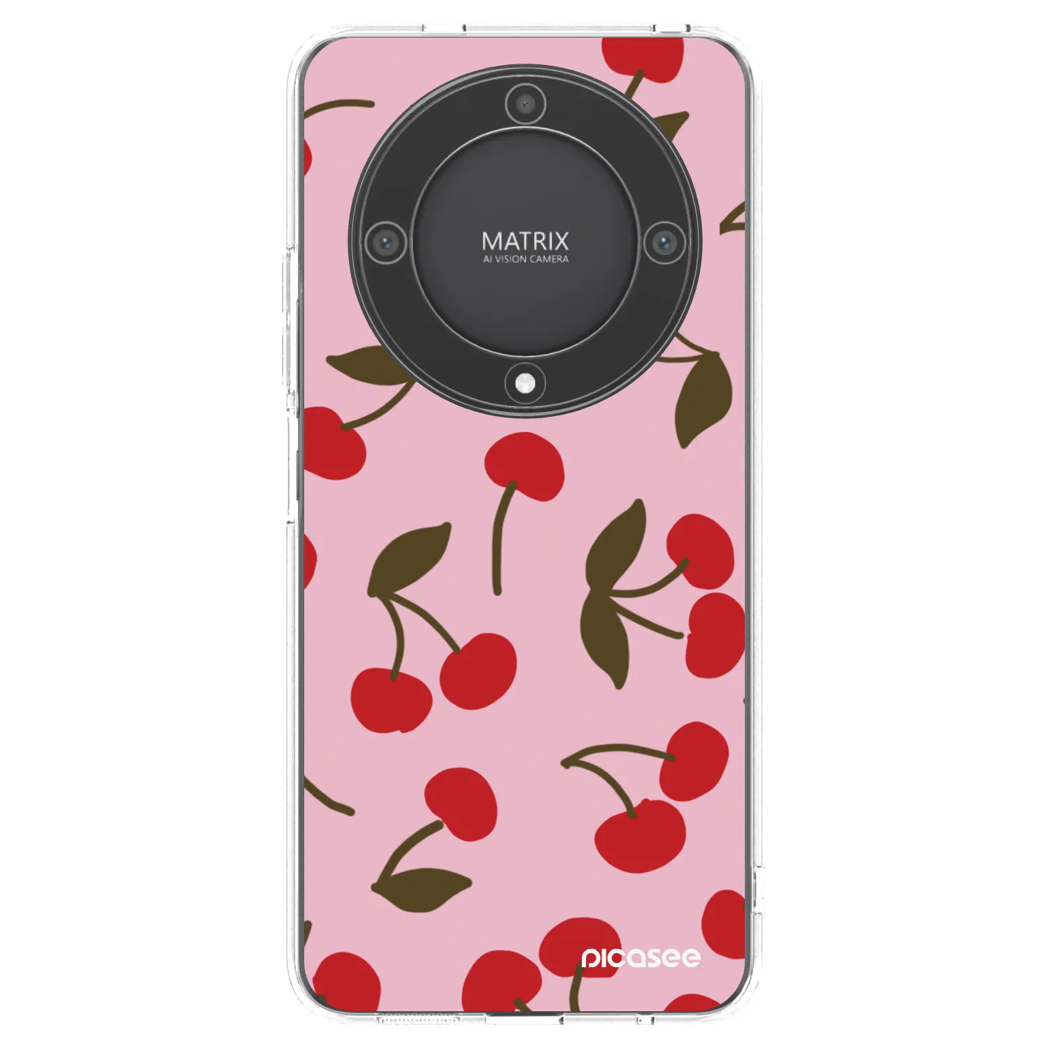 Picasee silikonski prozorni ovitek za Honor Magic5 Lite 5G - Cherry