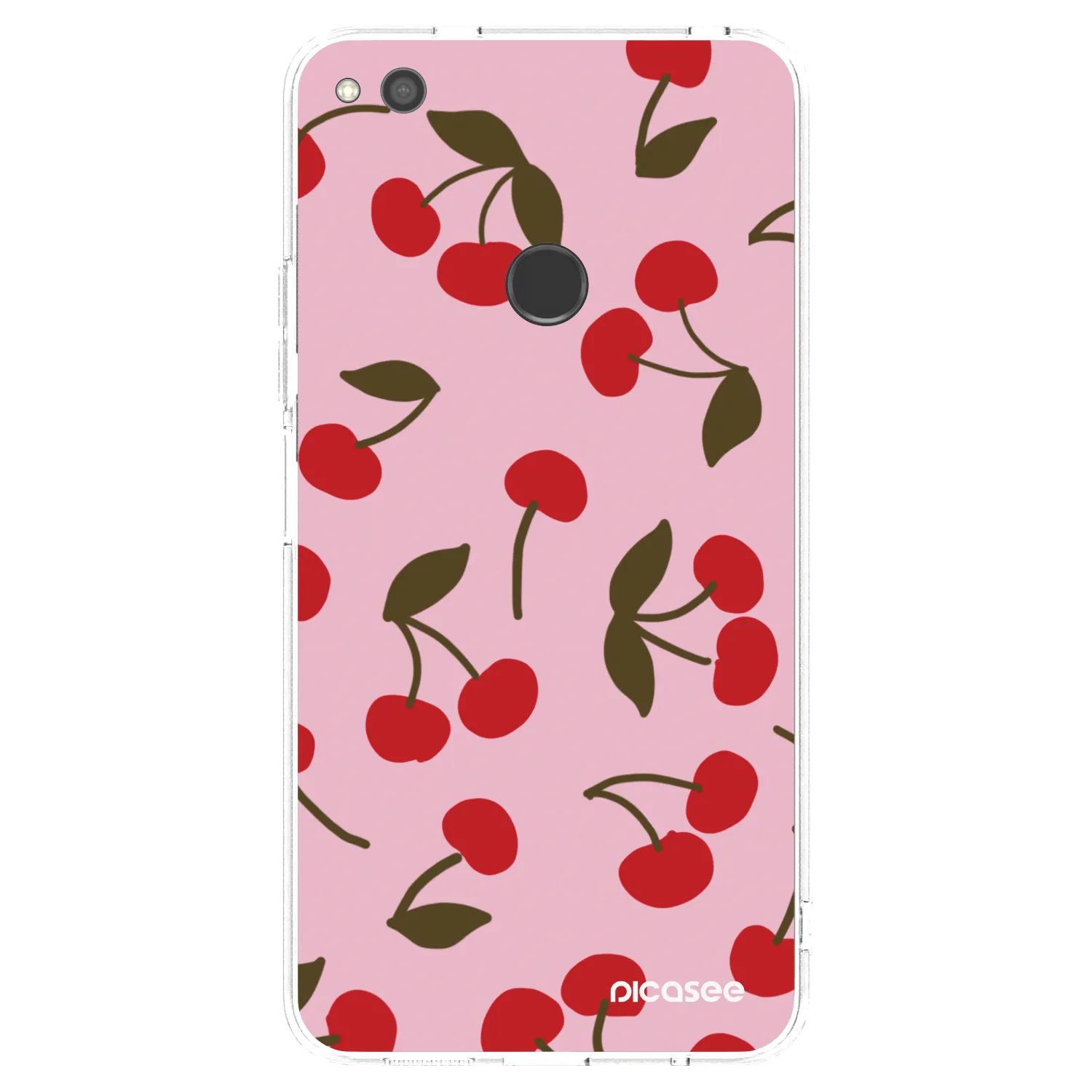 Picasee silikonski prozorni ovitek za Huawei P9 Lite 2017 - Cherry