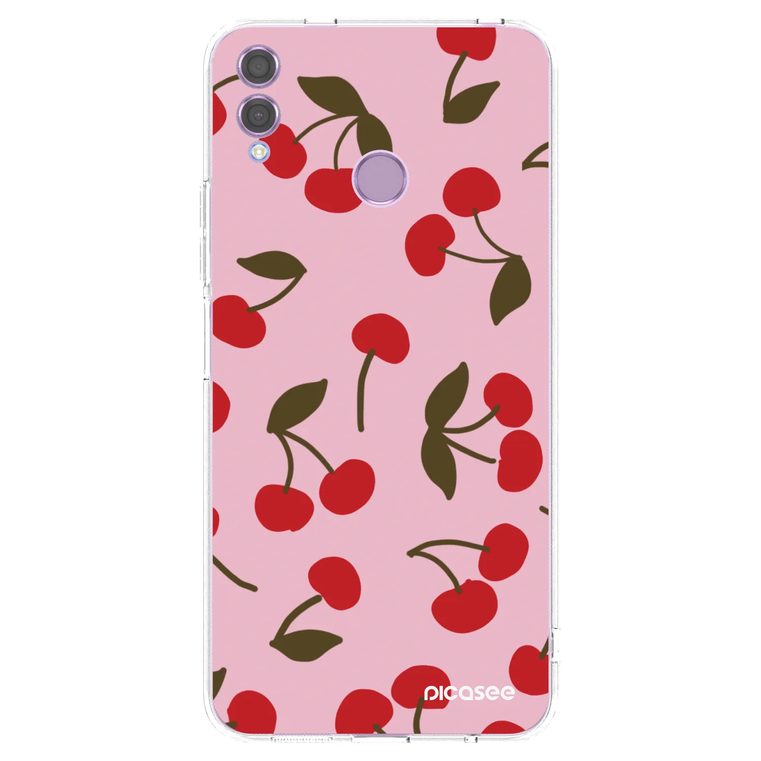 Picasee silikonski prozorni ovitek za Honor 8X - Cherry