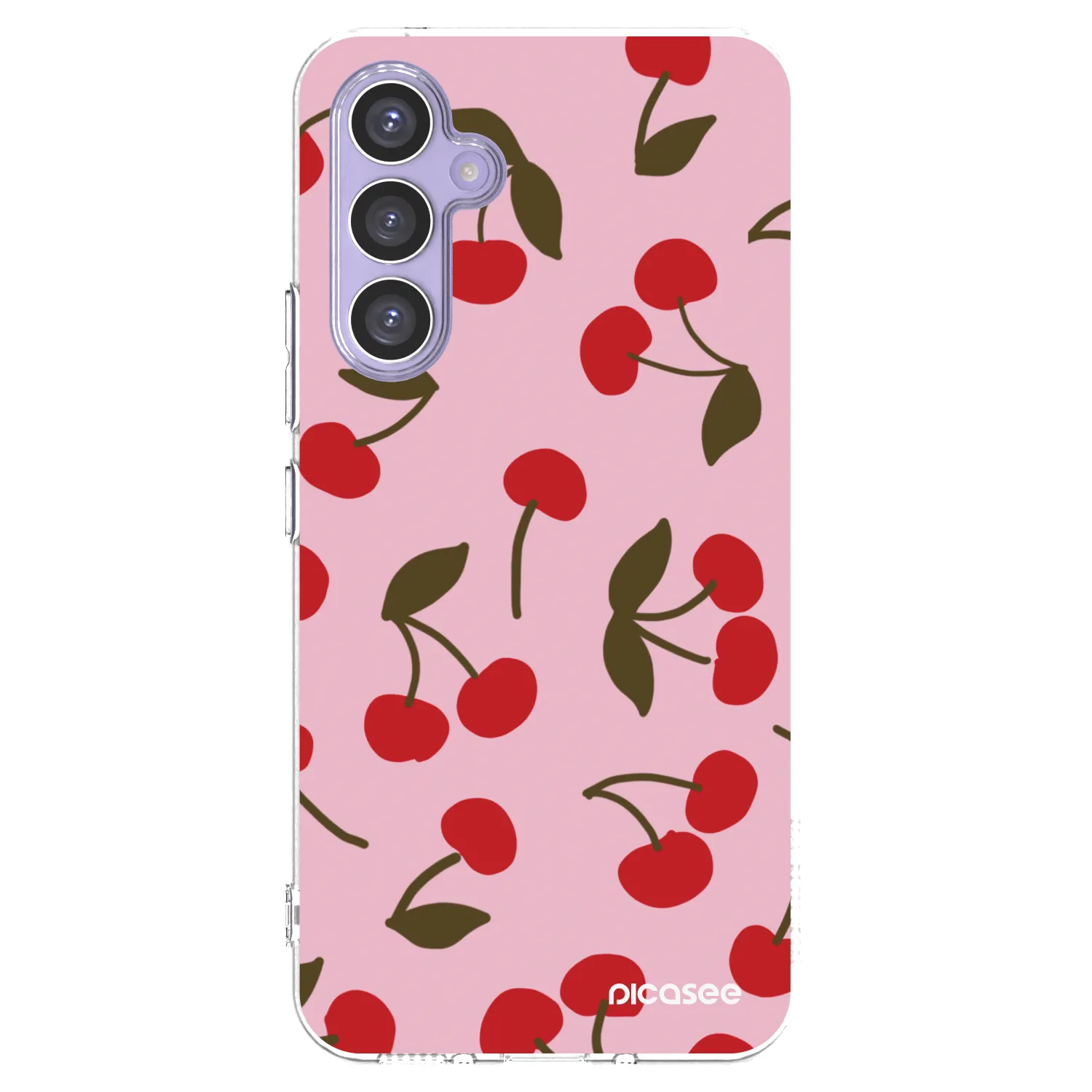 Picasee silikonski prozorni ovitek za Samsung Galaxy A54 5G A546B - Cherry