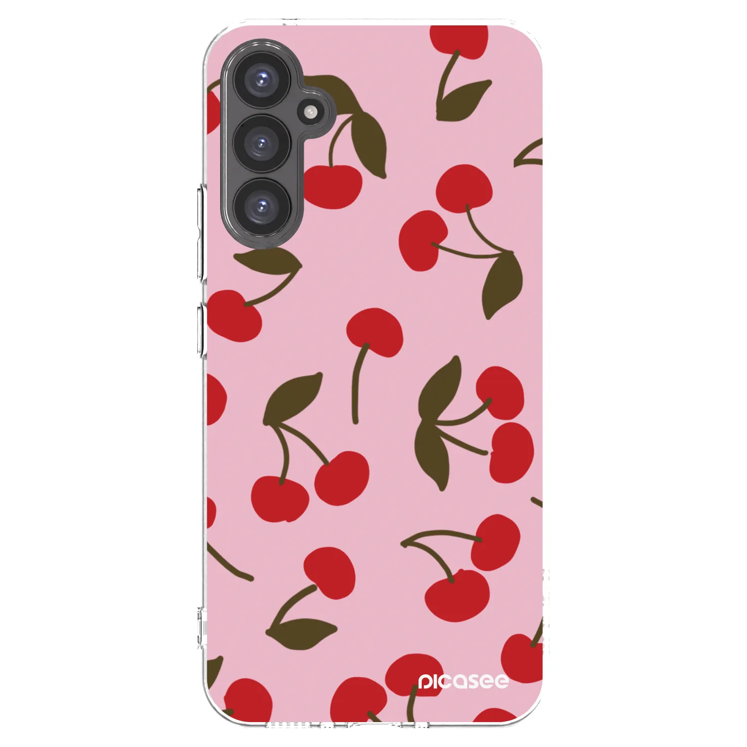Picasee silikonski prozorni ovitek za Samsung Galaxy A34 5G A346B - Cherry