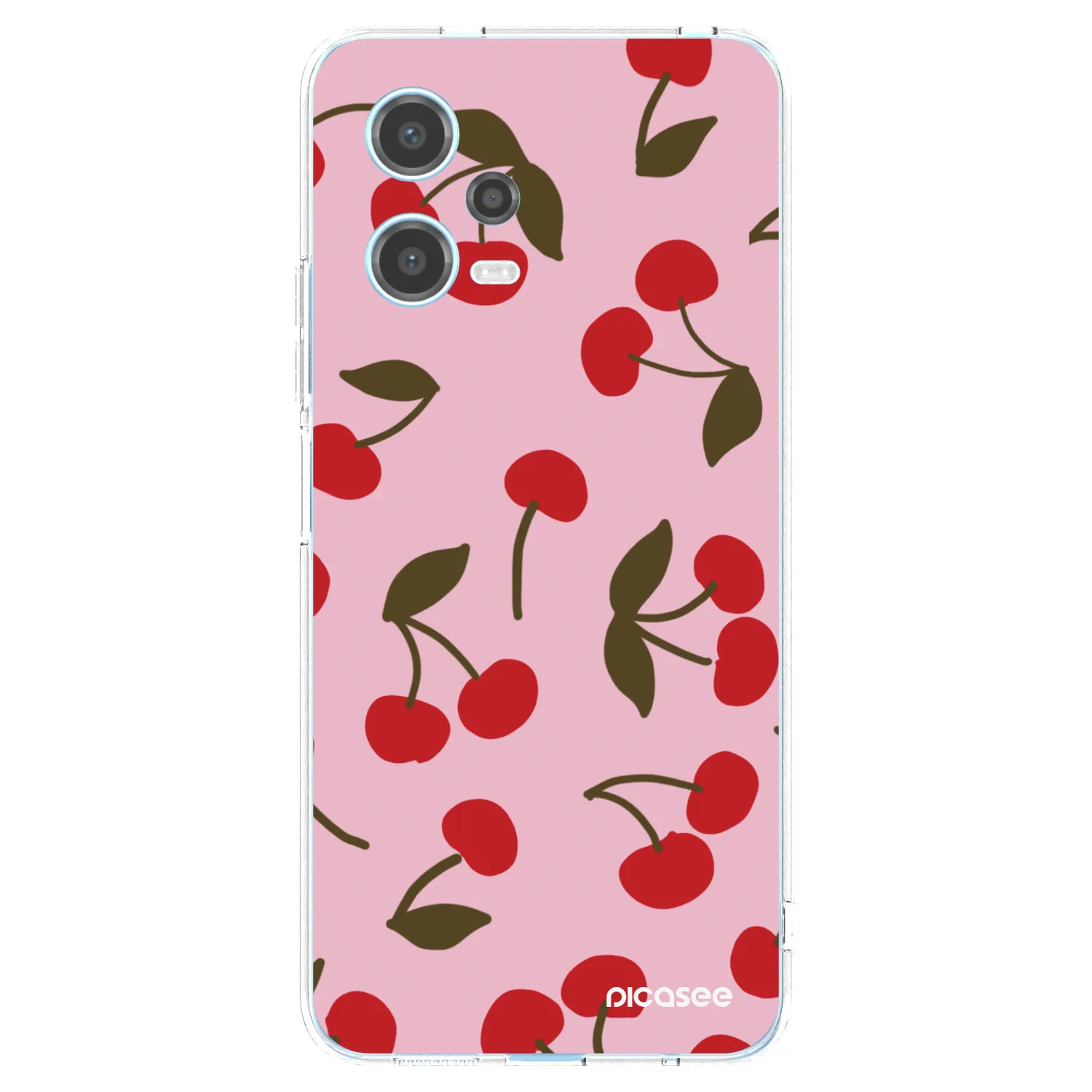 Picasee silikonski prozorni ovitek za Xiaomi Redmi Note 12 5G - Cherry