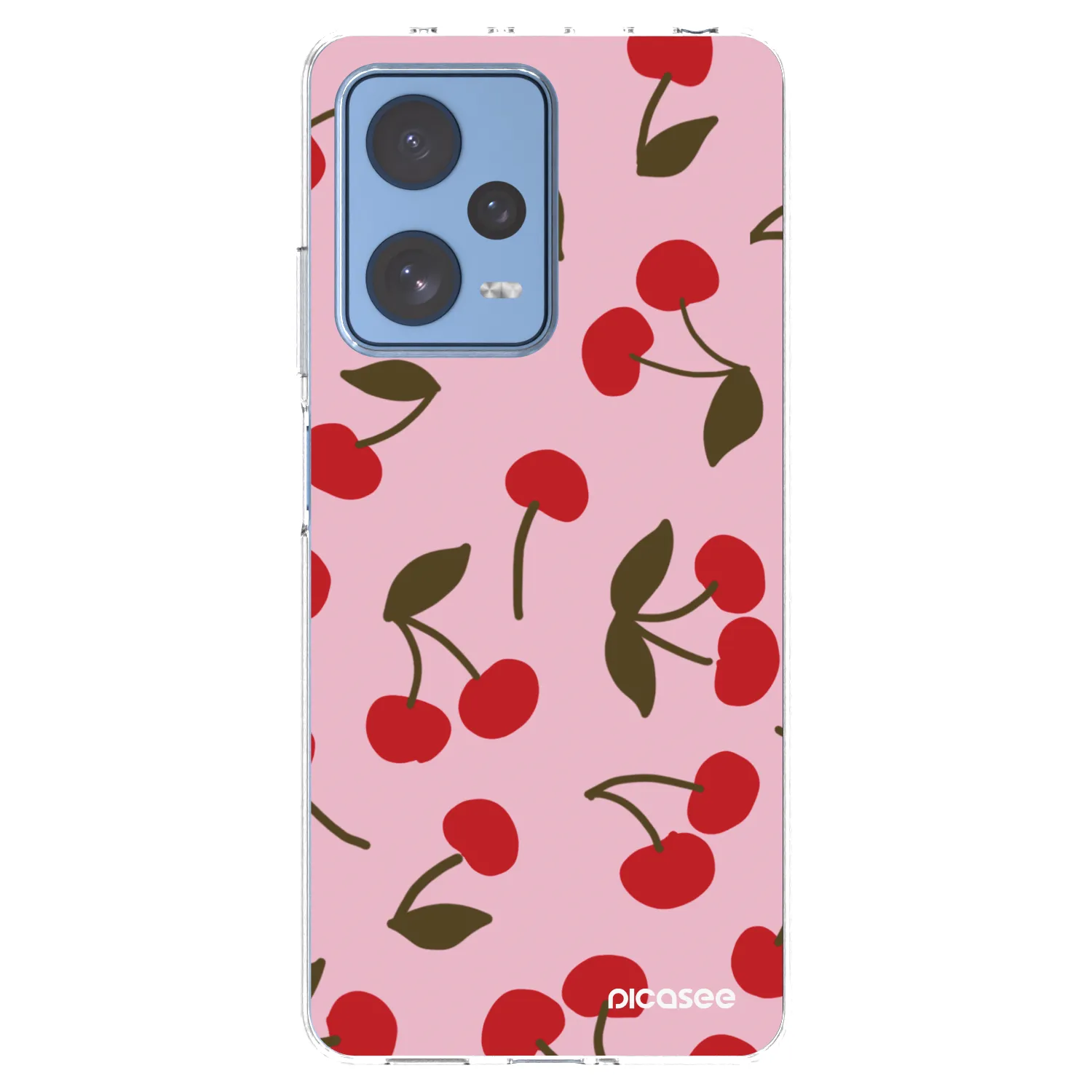 Picasee silikonski prozorni ovitek za Xiaomi Redmi Note 12 Pro 5G - Cherry