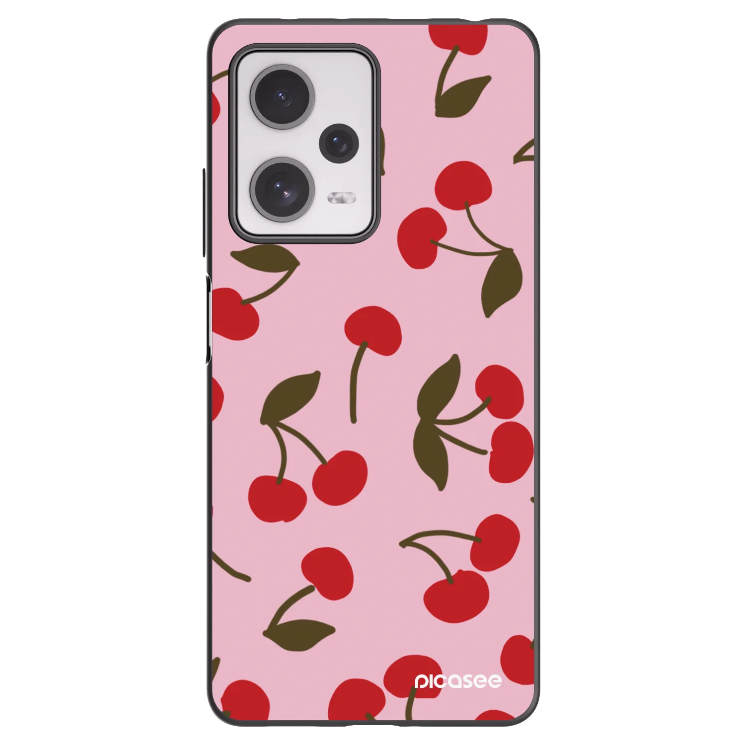 Picasee silikonski črni ovitek za Xiaomi Redmi Note 12 Pro+ 5G - Cherry