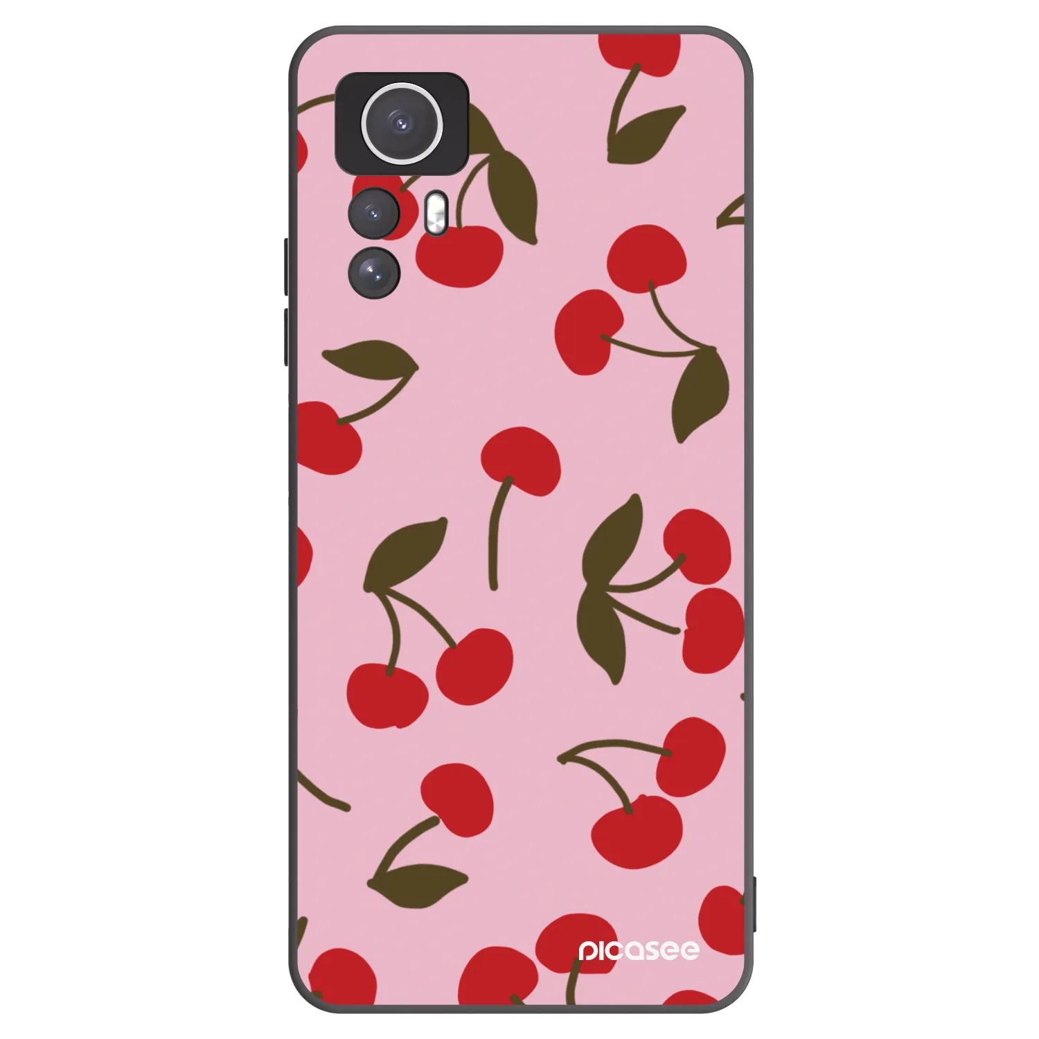 Picasee silikonski črni ovitek za Xiaomi Redmi Note 12S - Cherry