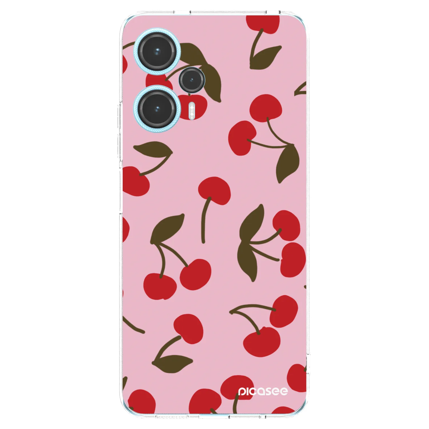Picasee silikonski prozorni ovitek za Xiaomi Poco F5 - Cherry