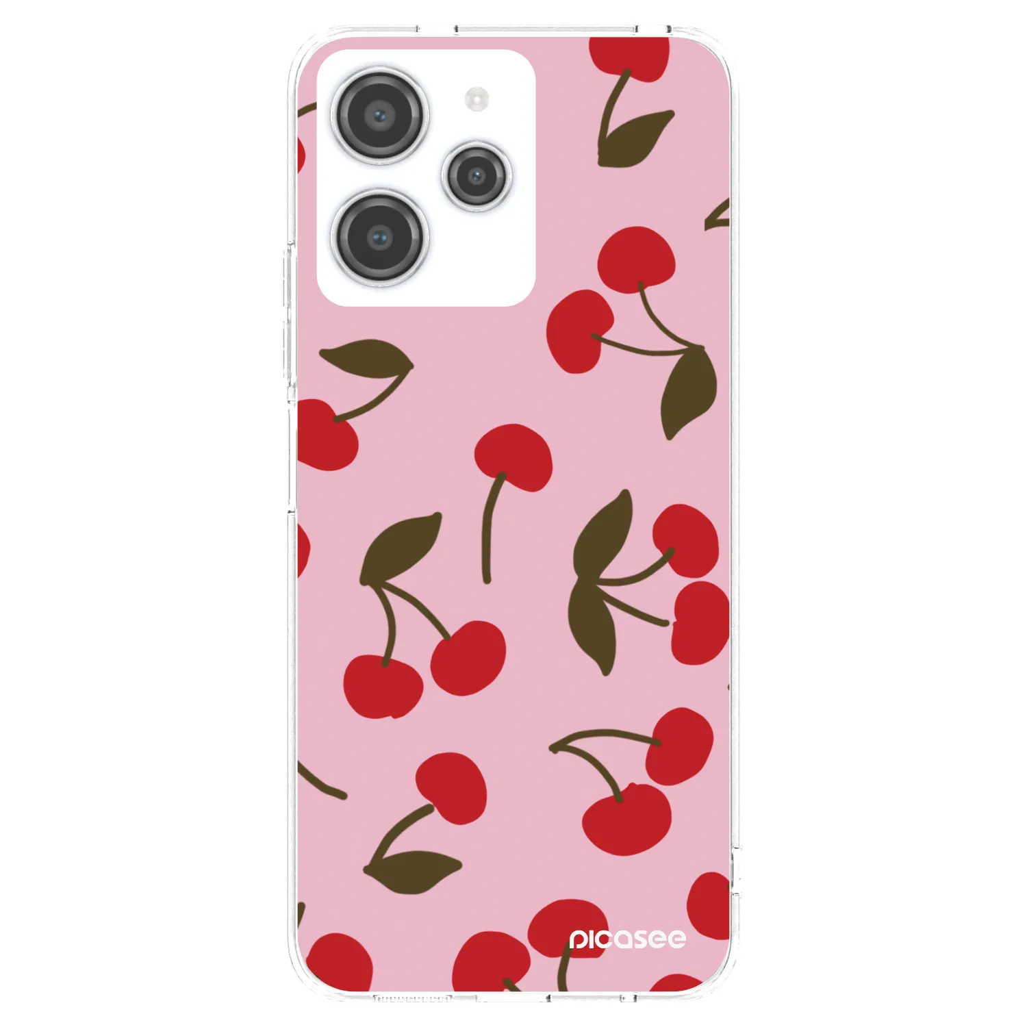 Picasee silikonski prozorni ovitek za Xiaomi Redmi 12 4G - Cherry