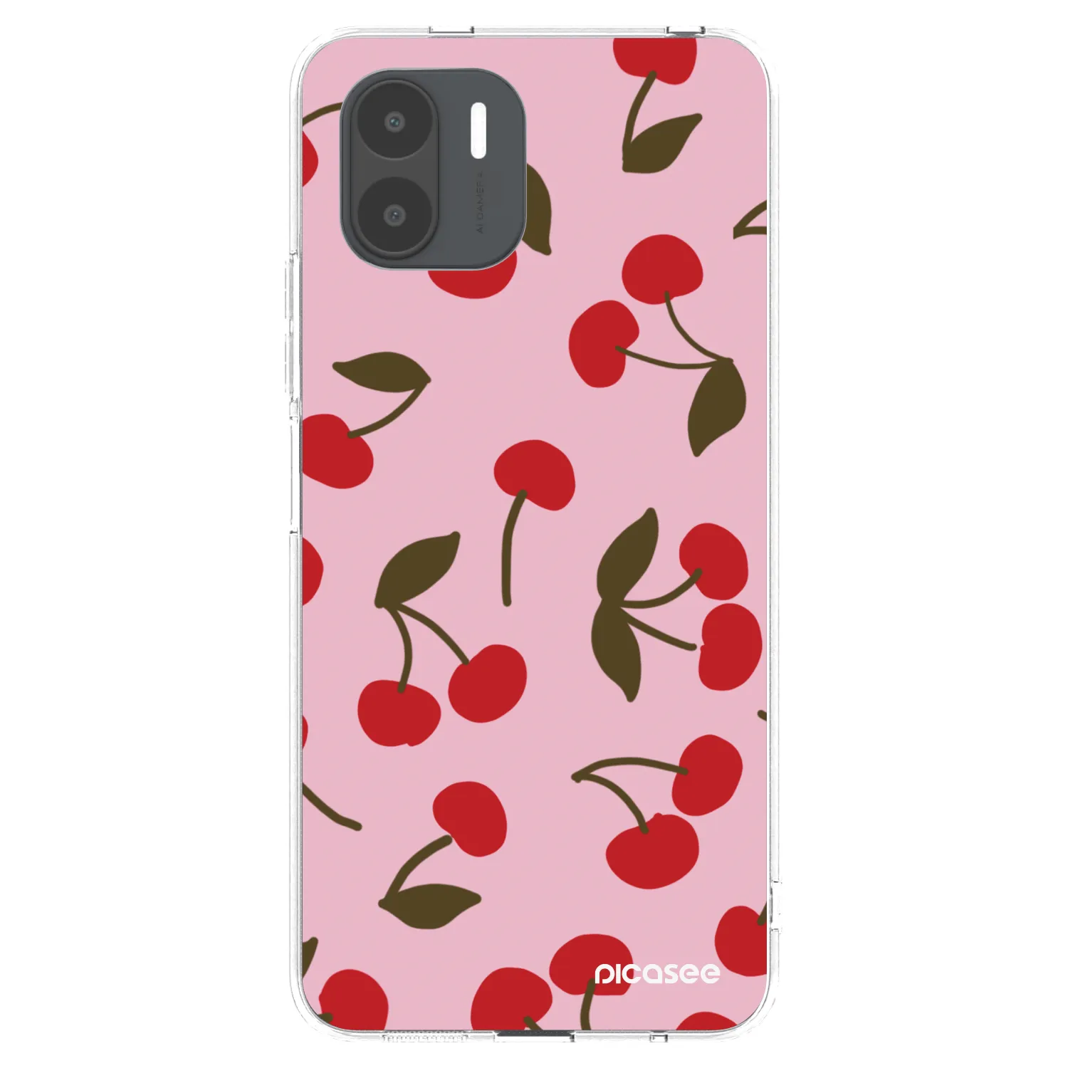 Picasee silikonski prozorni ovitek za Xiaomi Redmi A2 - Cherry