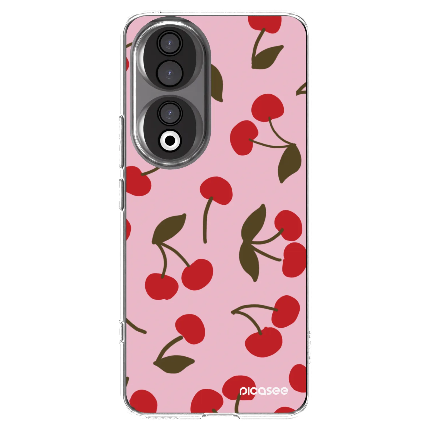 Picasee silikonski prozorni ovitek za Honor 90 5G - Cherry