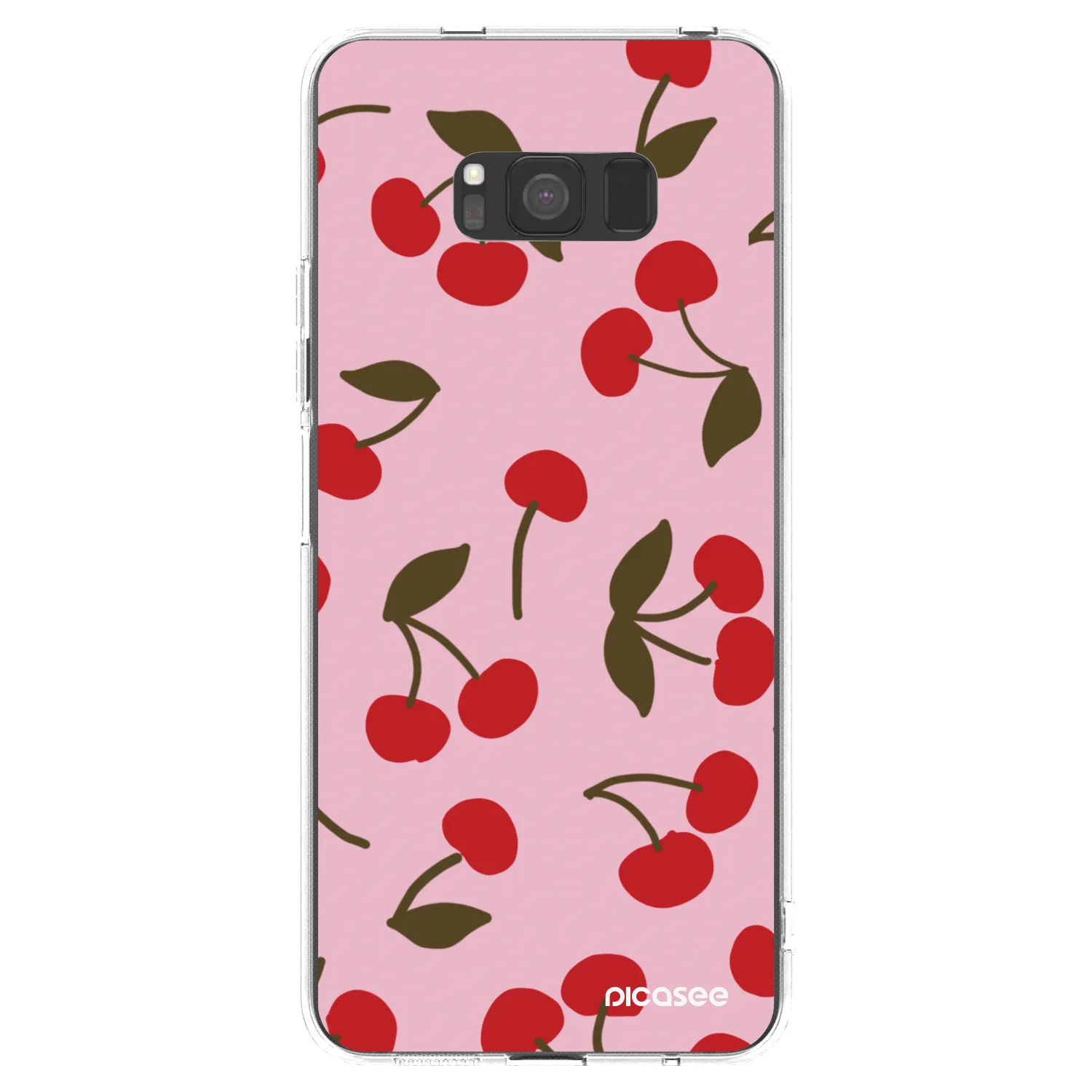 Picasee silikonski prozorni ovitek za Samsung Galaxy S8 G950F - Cherry