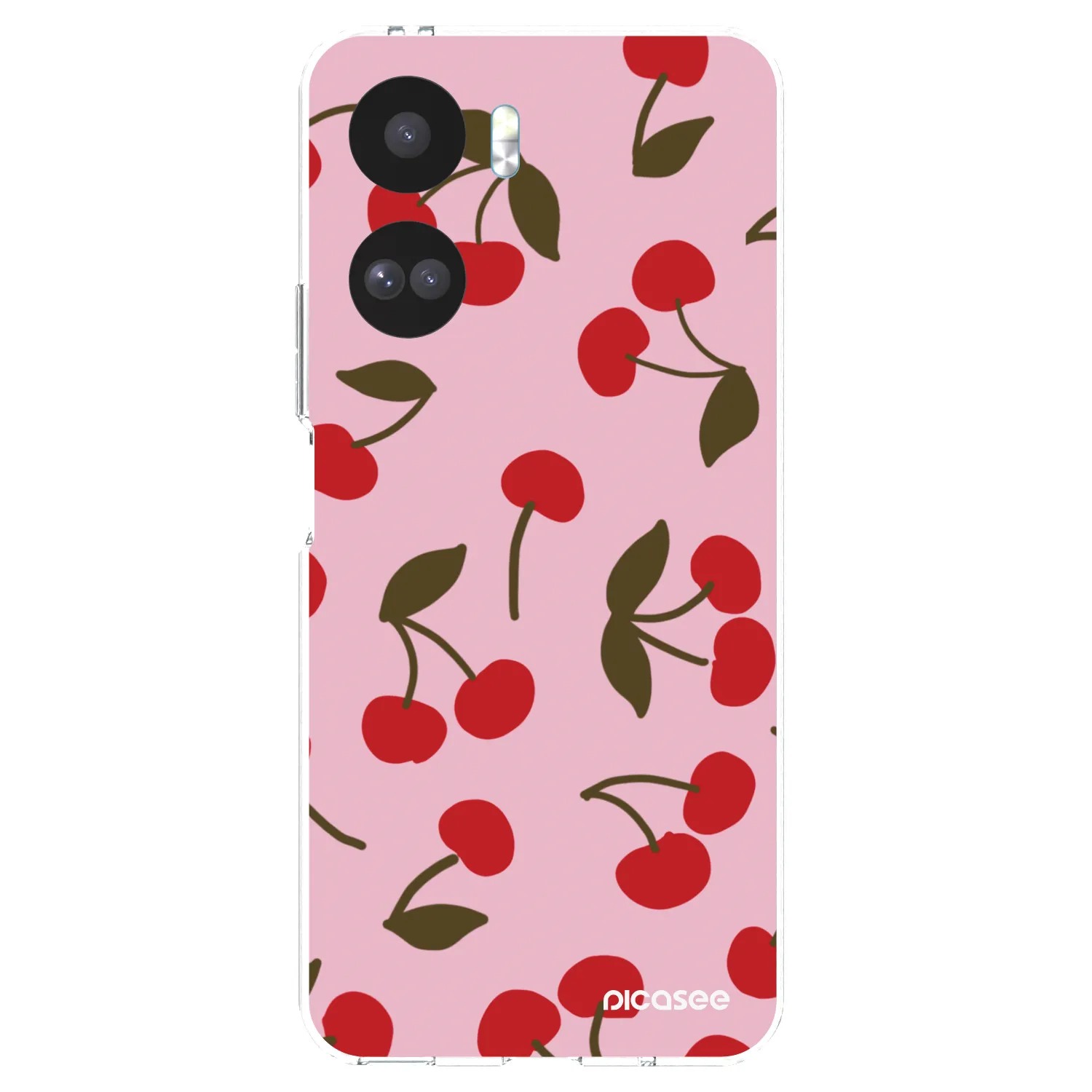 Picasee silikonski prozorni ovitek za Honor 90 Lite 5G - Cherry
