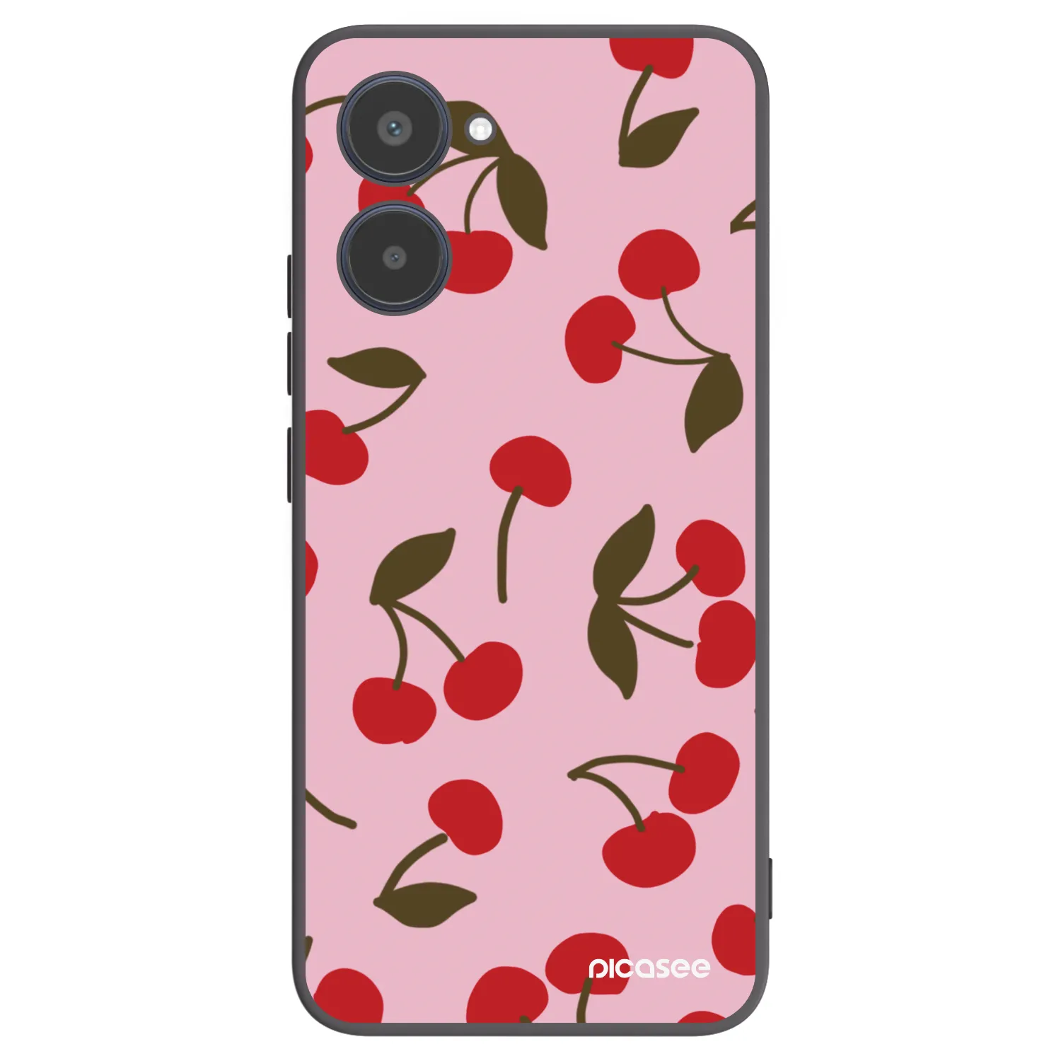 Picasee silikonski črni ovitek za Realme 10 4G - Cherry