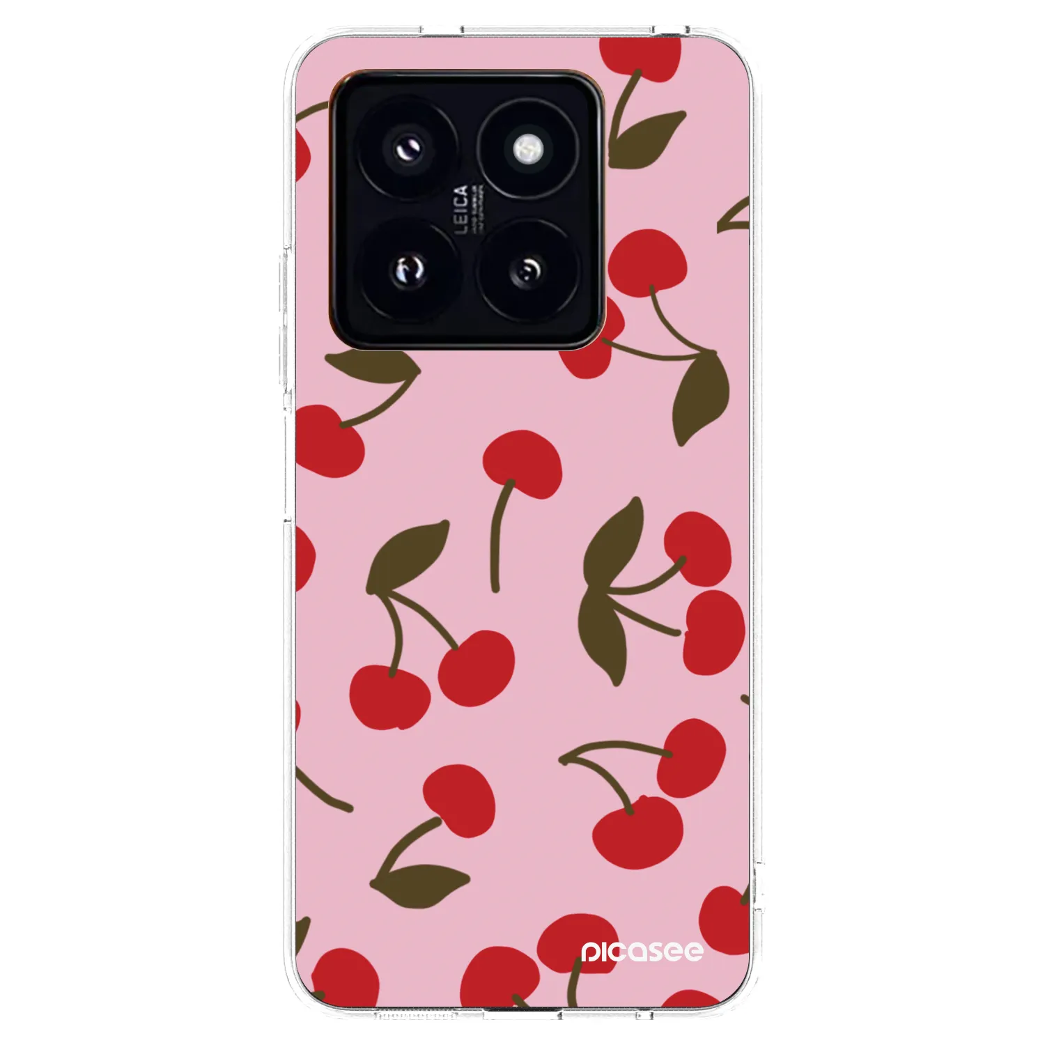 Picasee silikonski prozorni ovitek za Xiaomi 14 Pro - Cherry