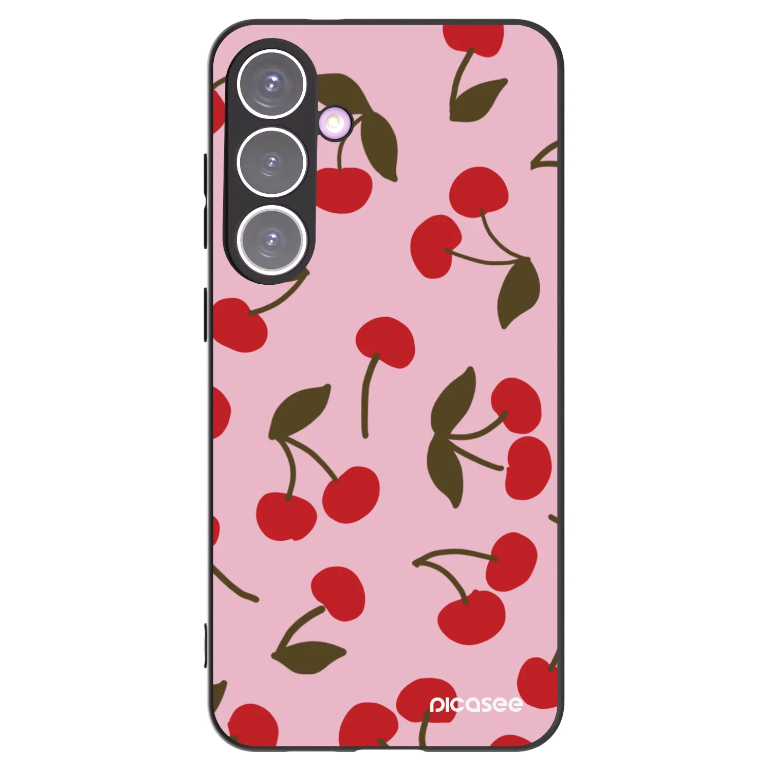 Picasee silikonski črni ovitek za Samsung Galaxy S24+ S926B 5G - Cherry