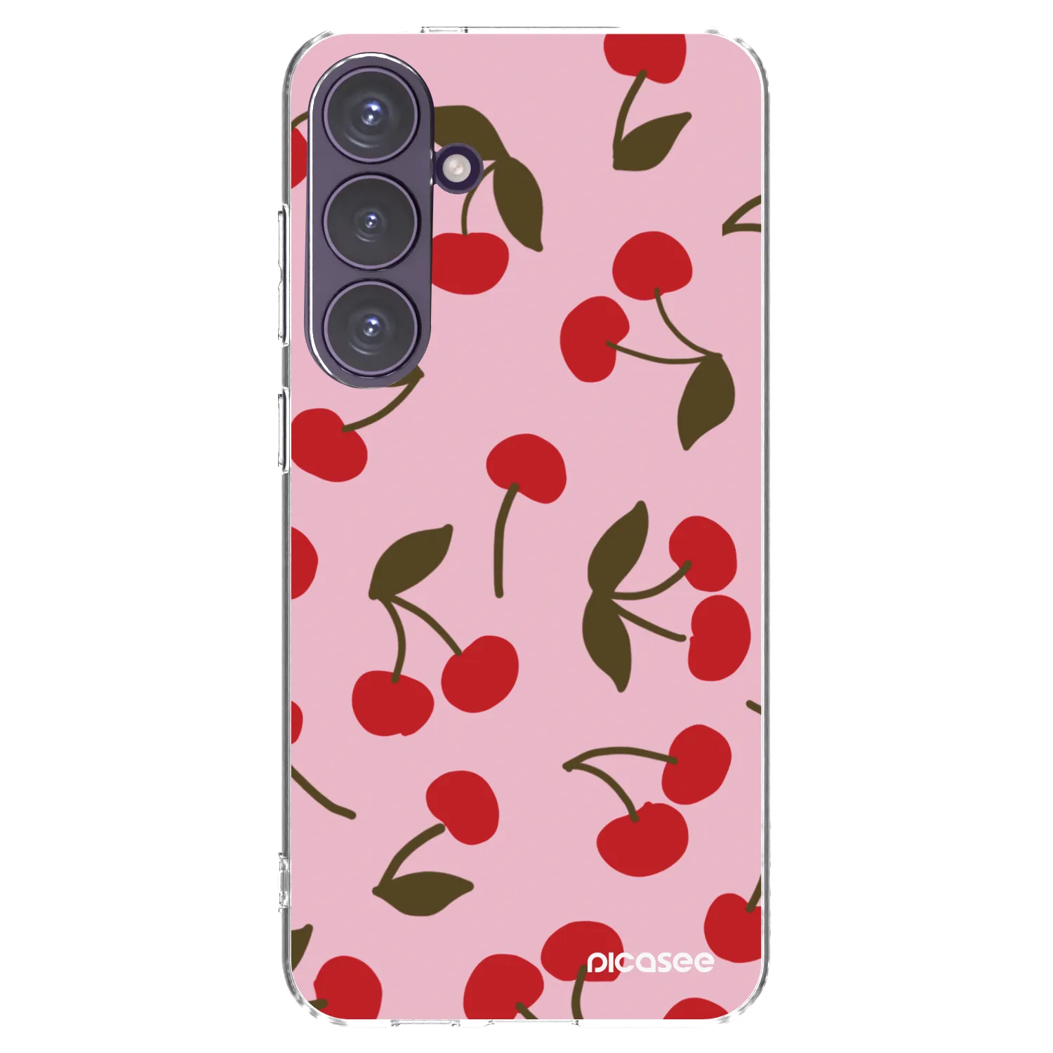 Picasee silikonski prozorni ovitek za Samsung Galaxy S24+ S926B 5G - Cherry
