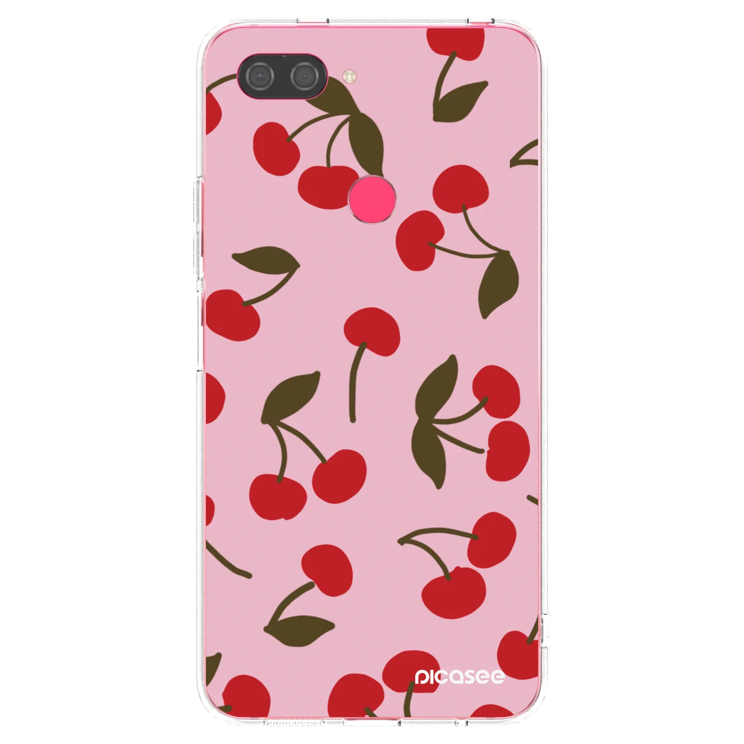 Picasee silikonski prozorni ovitek za Xiaomi Mi 8 Lite - Cherry
