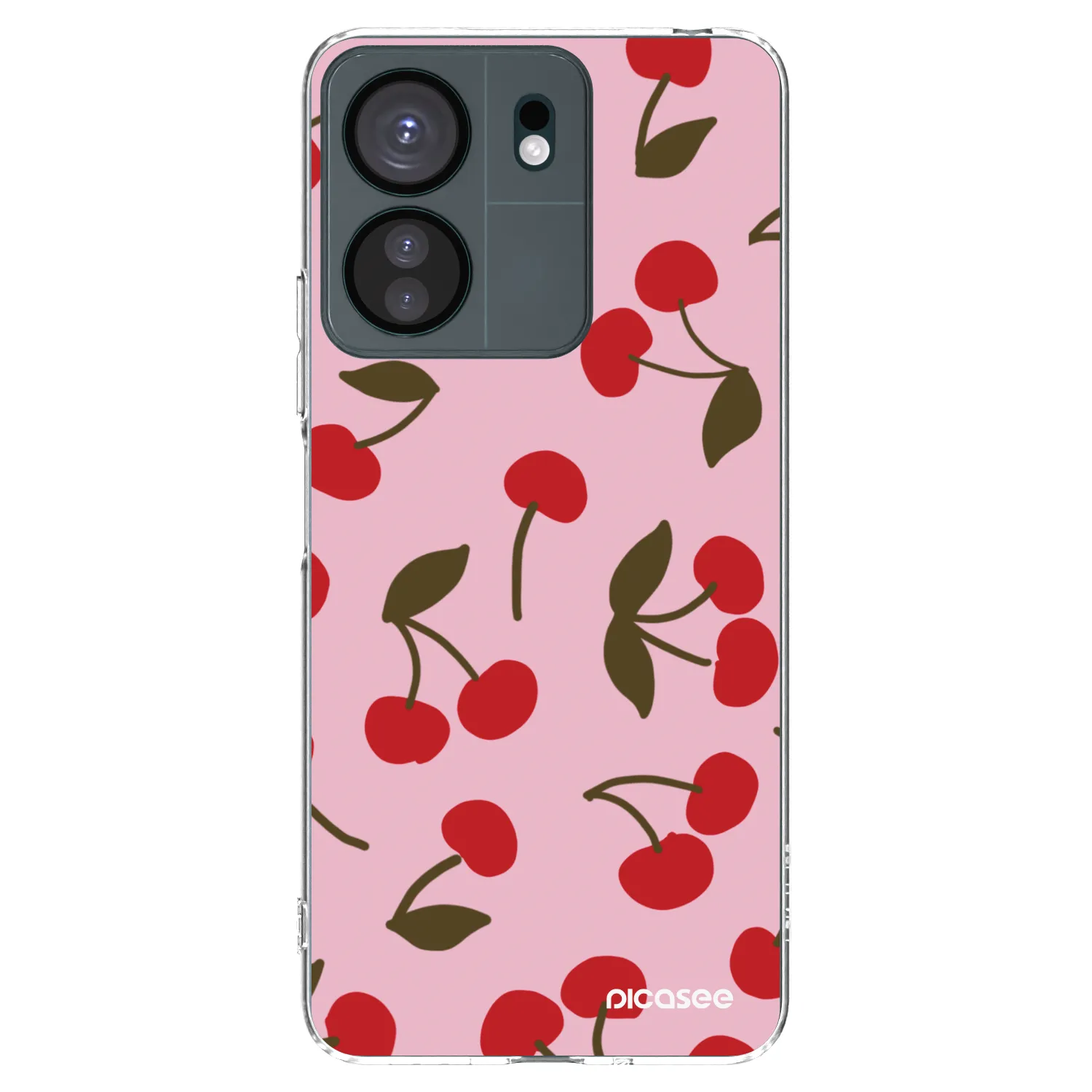Picasee silikonski prozorni ovitek za Xiaomi Redmi 13C 4G - Cherry