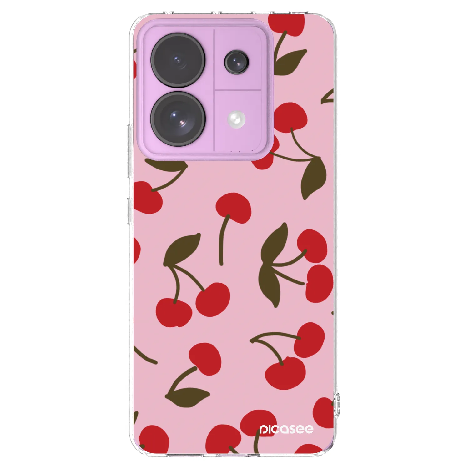 Picasee silikonski prozorni ovitek za Xiaomi Redmi Note 13 Pro 5G - Cherry
