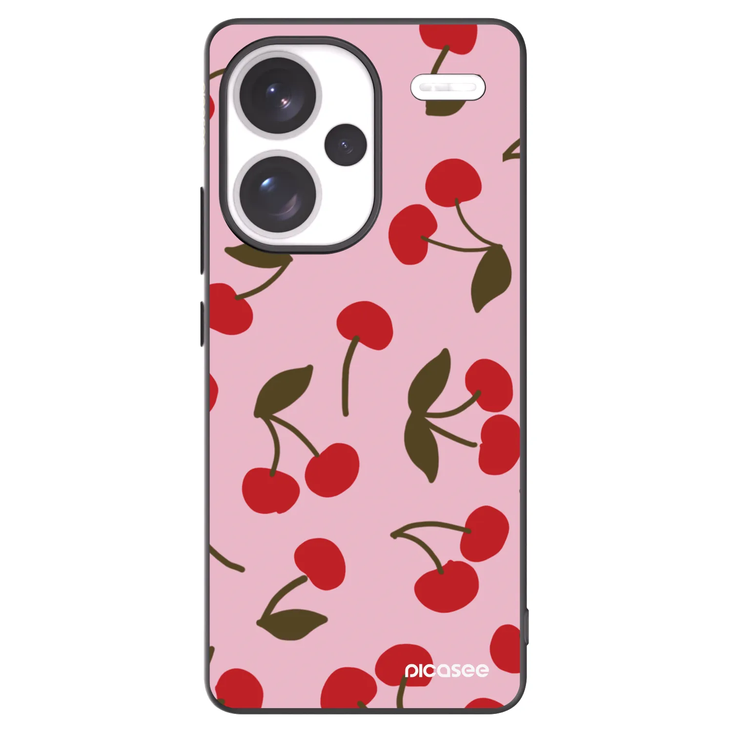 Picasee silikonski črni ovitek za Xiaomi Redmi Note 13 Pro+ 5G - Cherry