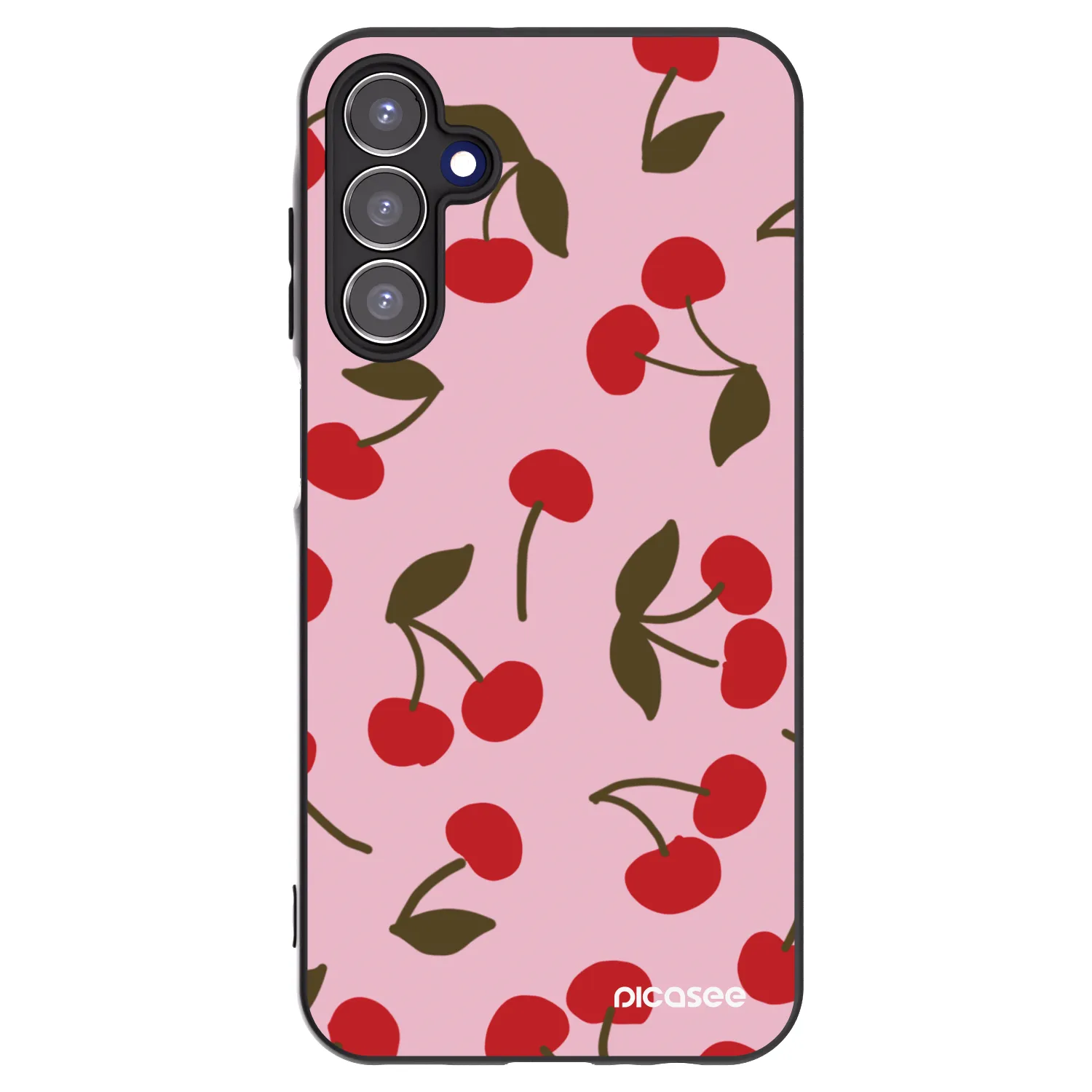 Picasee silikonski črni ovitek za Samsung Galaxy A15 A155F 4G - Cherry