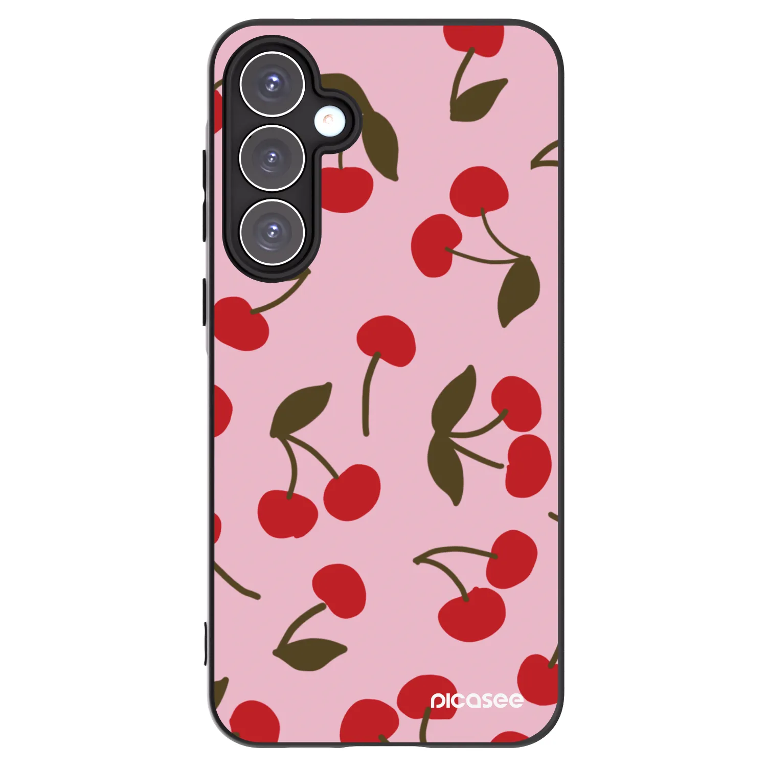Picasee silikonski črni ovitek za Samsung Galaxy A55 5G A556B - Cherry
