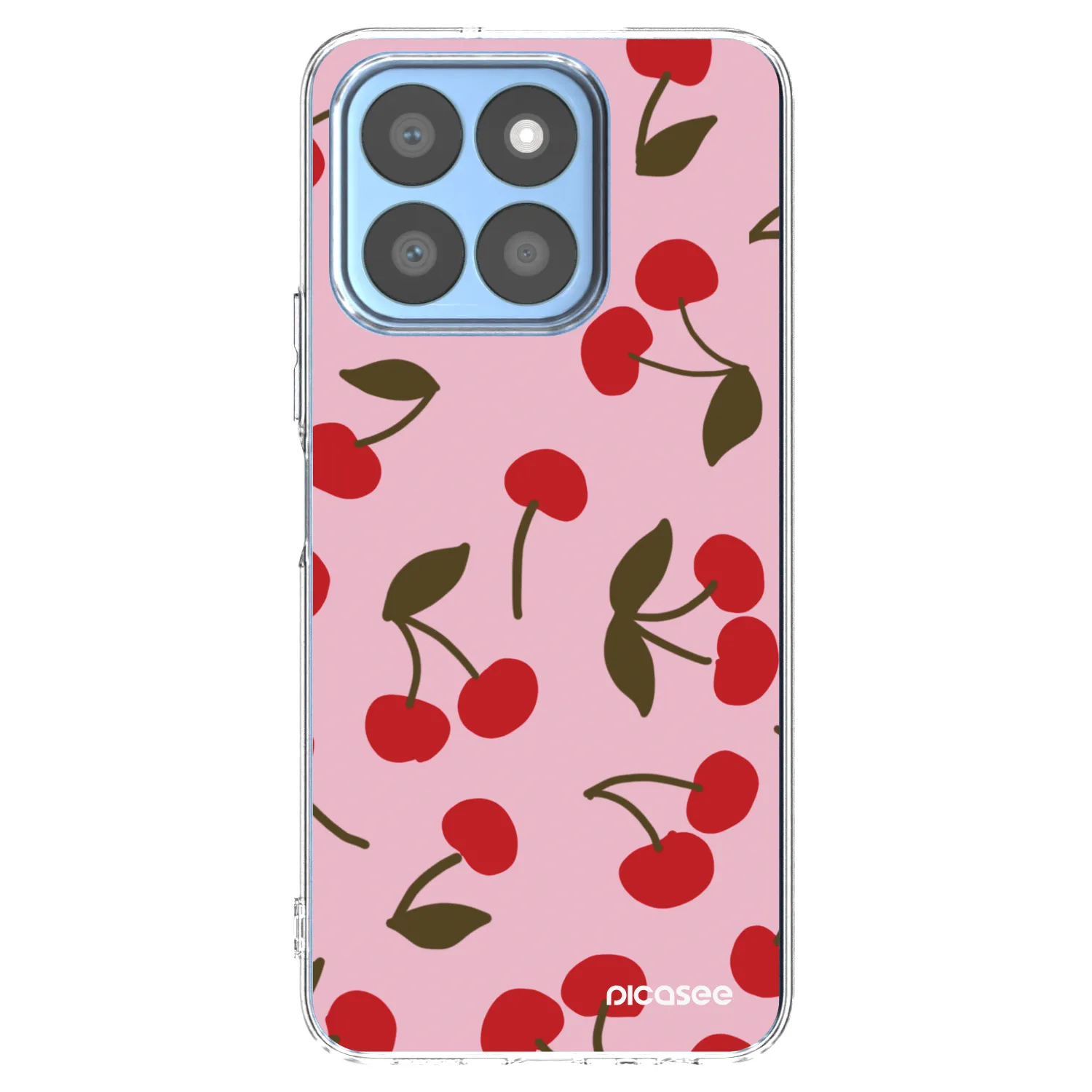 Picasee silikonski prozorni ovitek za Honor X8b - Cherry