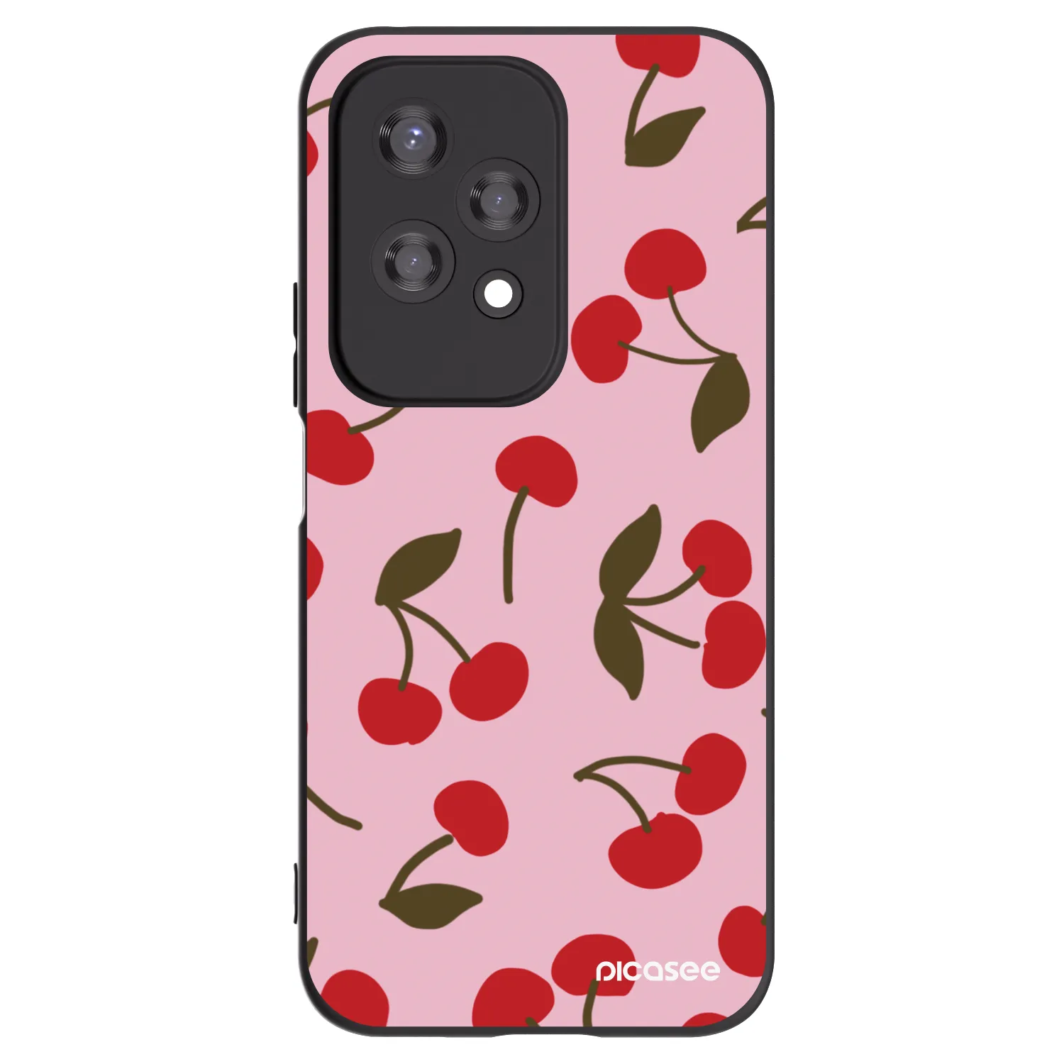 Picasee silikonski črni ovitek za Honor 200 Lite - Cherry