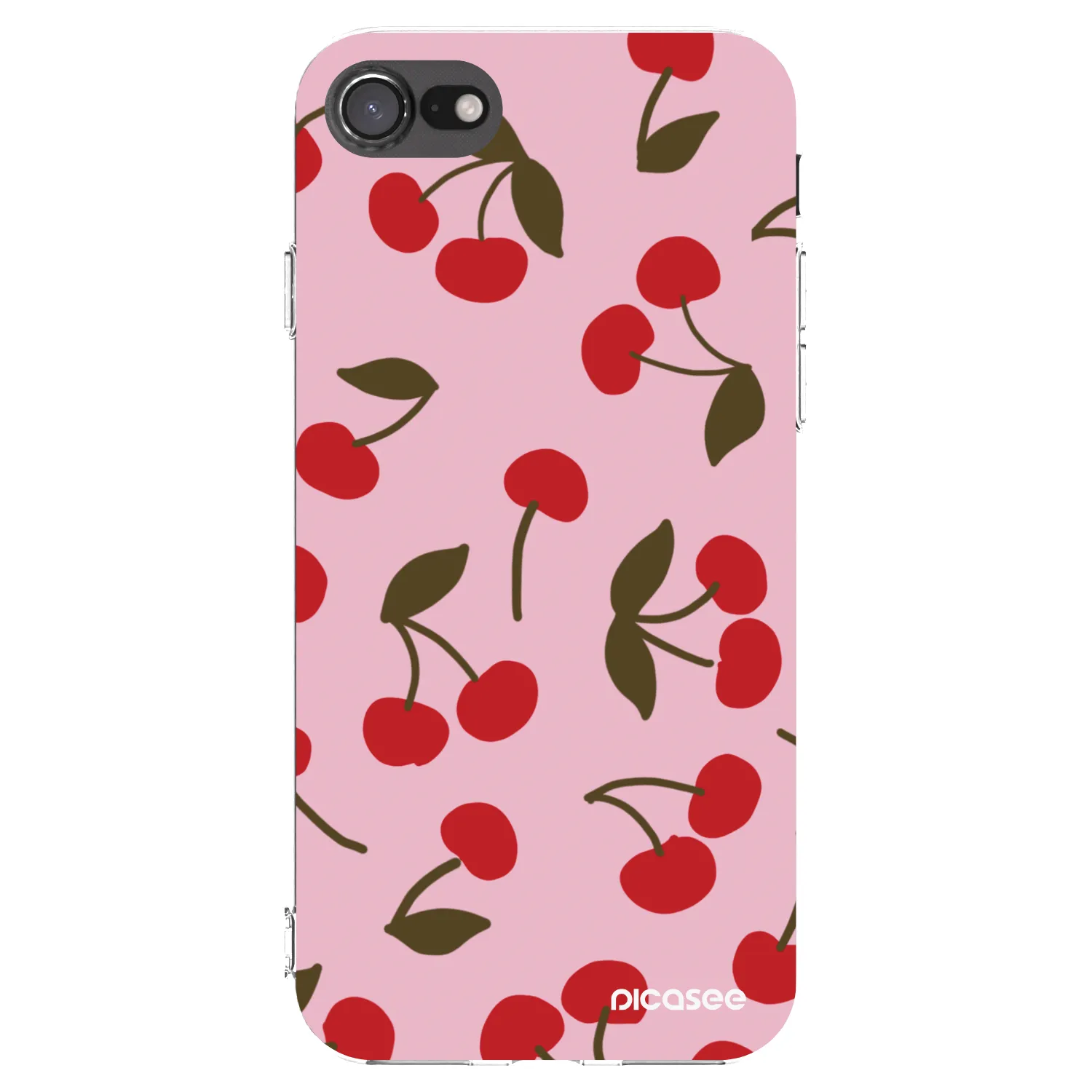 Picasee silikonski prozorni ovitek za Apple iPhone 7 - Cherry