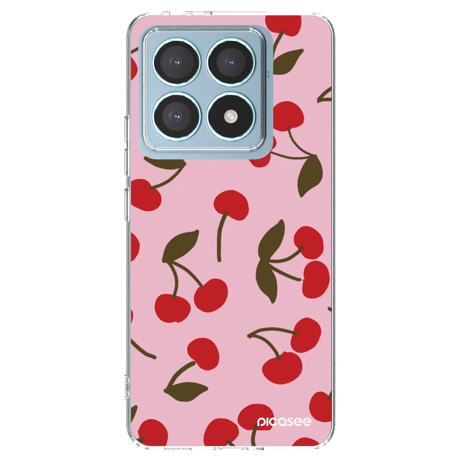 Picasee silikonski prozorni ovitek za Xiaomi 14T Pro - Cherry