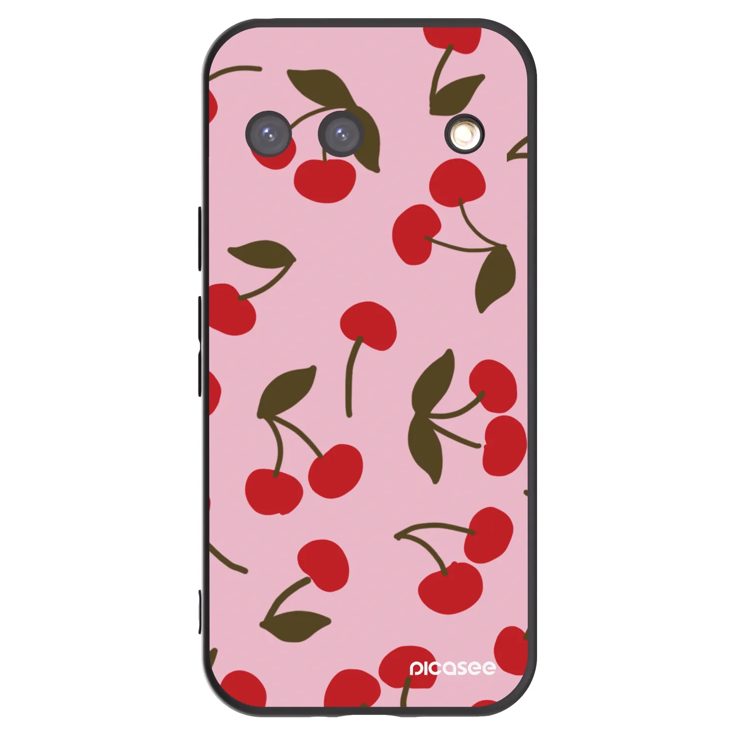 Picasee silikonski črni ovitek za Google Pixel 9 - Cherry