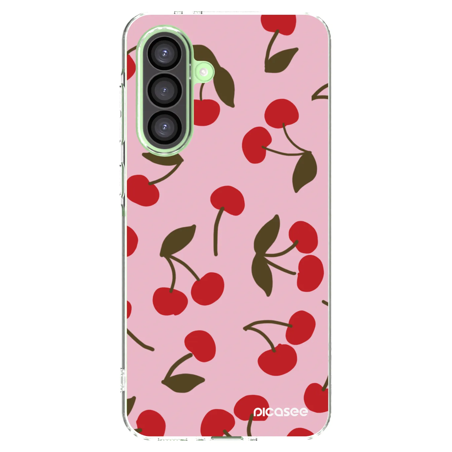 Picasee silikonski prozorni ovitek za Samsung Galaxy A26 5G A266B - Cherry