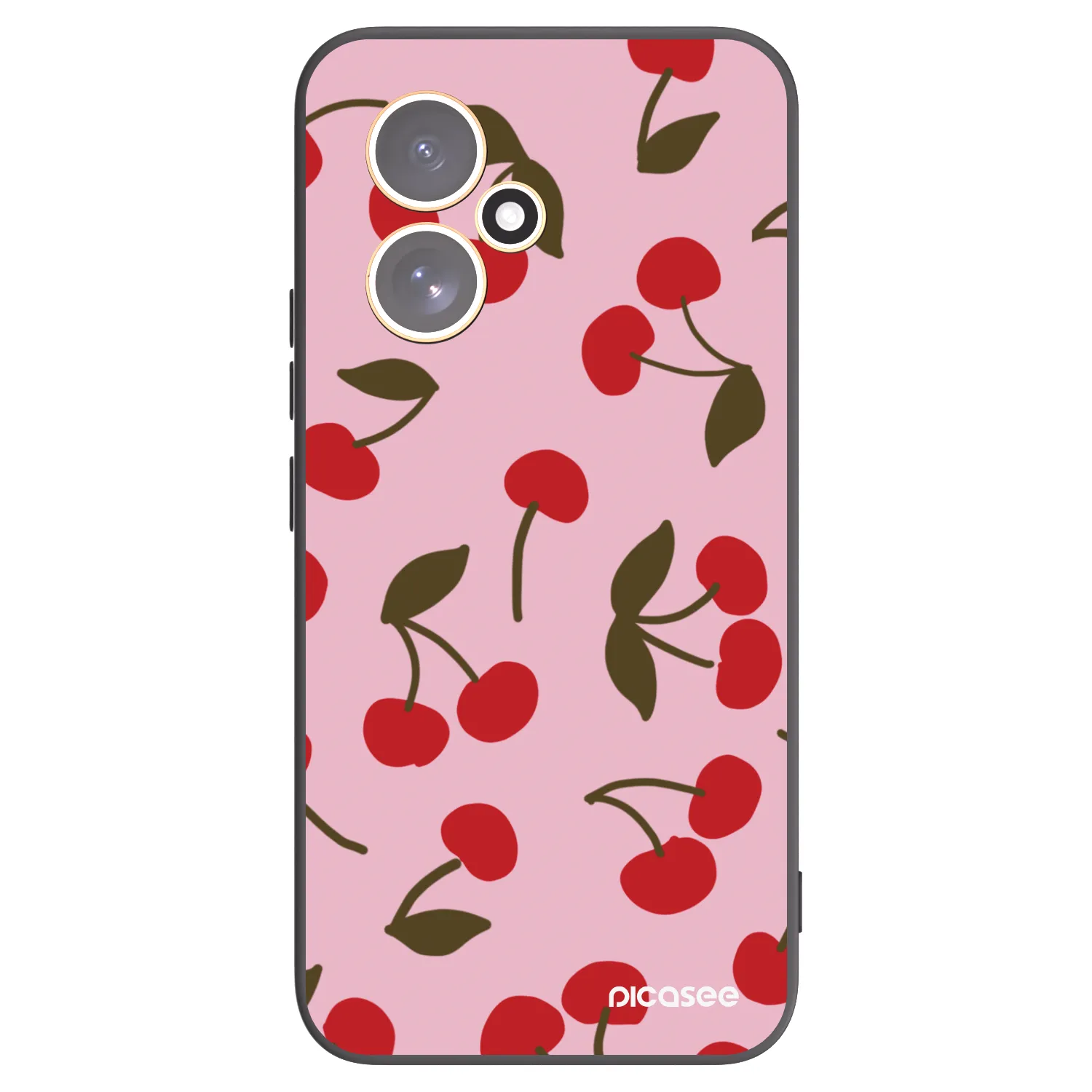 Picasee silikonski črni ovitek za Honor 400 5G - Cherry