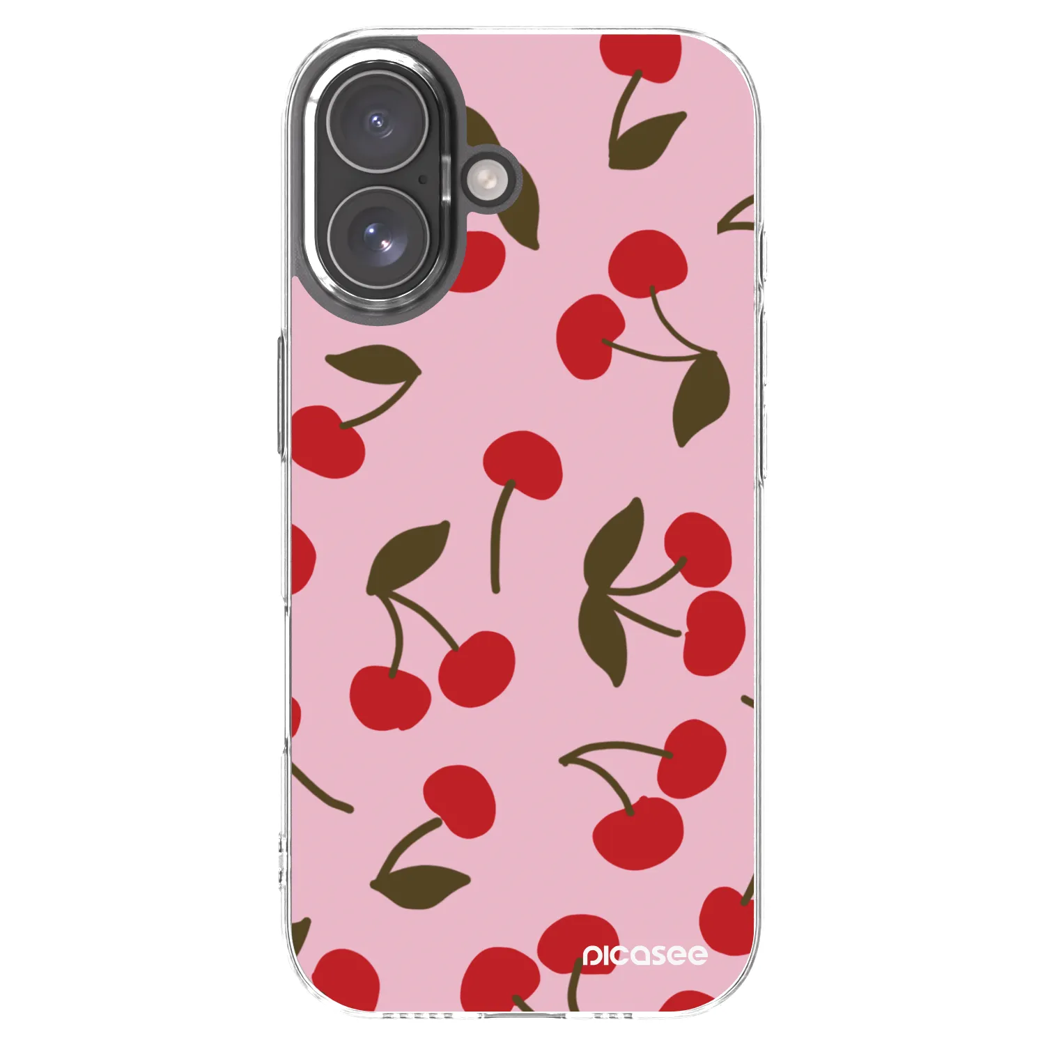 Picasee silikonski prozorni ovitek za Apple iPhone 17 - Cherry