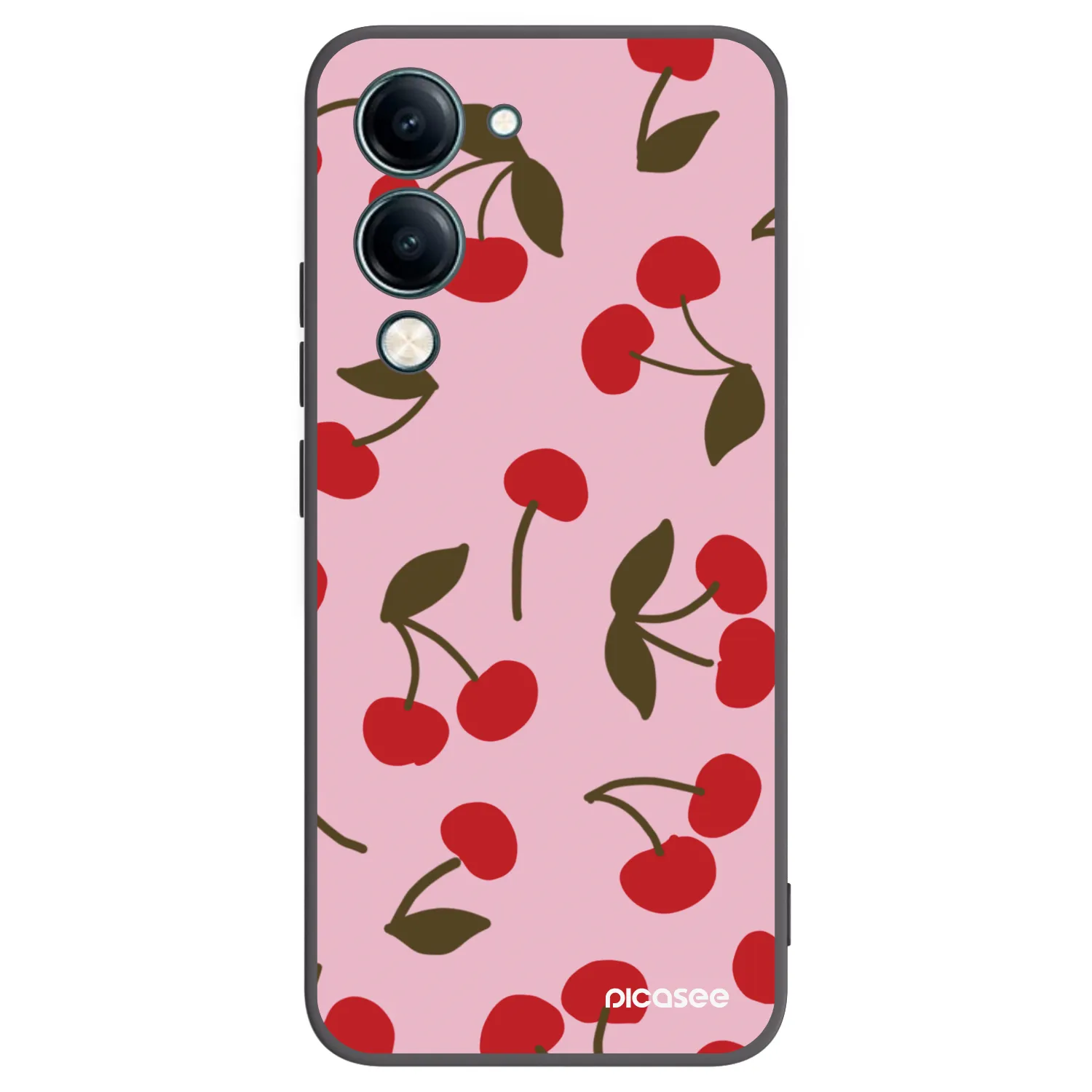Picasee silikonski črni ovitek za Vivo Y29s 5G - Cherry