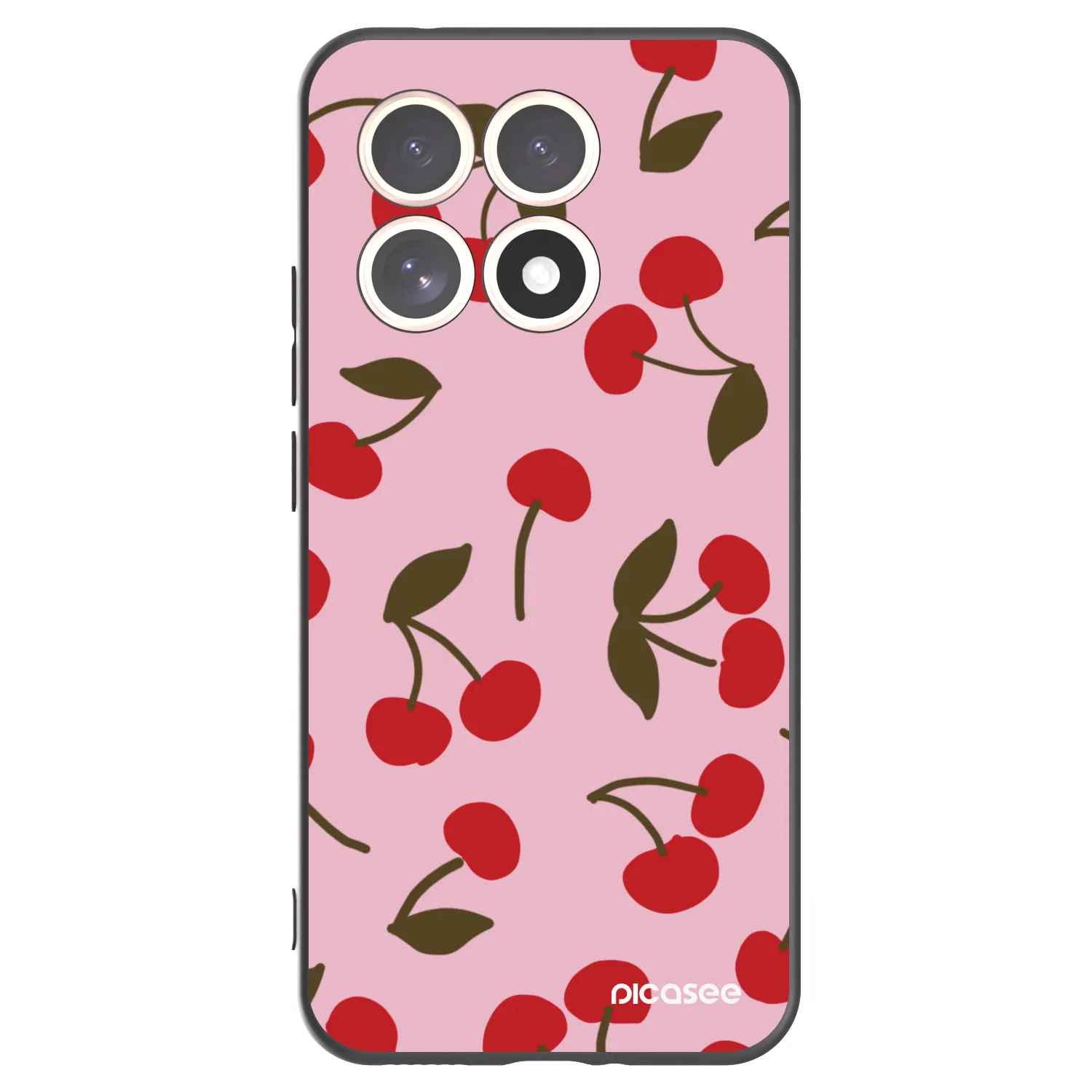 Picasee silikonski črni ovitek za Xiaomi 15T - Cherry