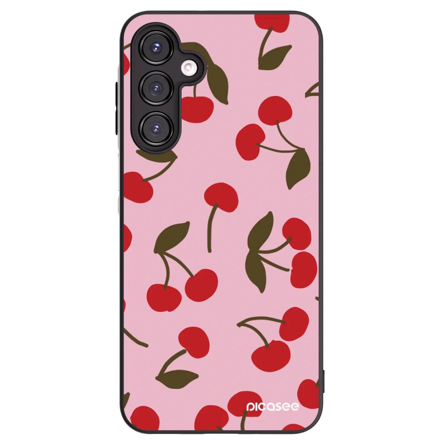 Picasee silikonski črni ovitek za Samsung Galaxy A16 4G - Cherry