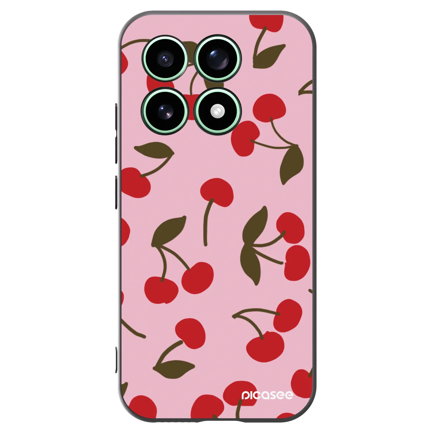 Picasee silikonski črni ovitek za Xiaomi 17 - Cherry