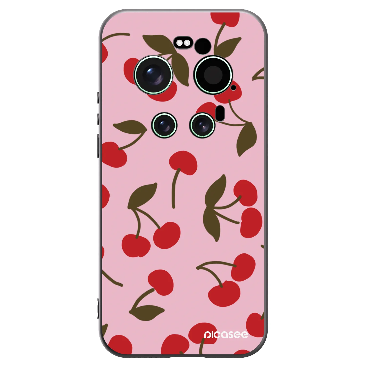 Picasee silikonski črni ovitek za Xiaomi 17 Ultra - Cherry