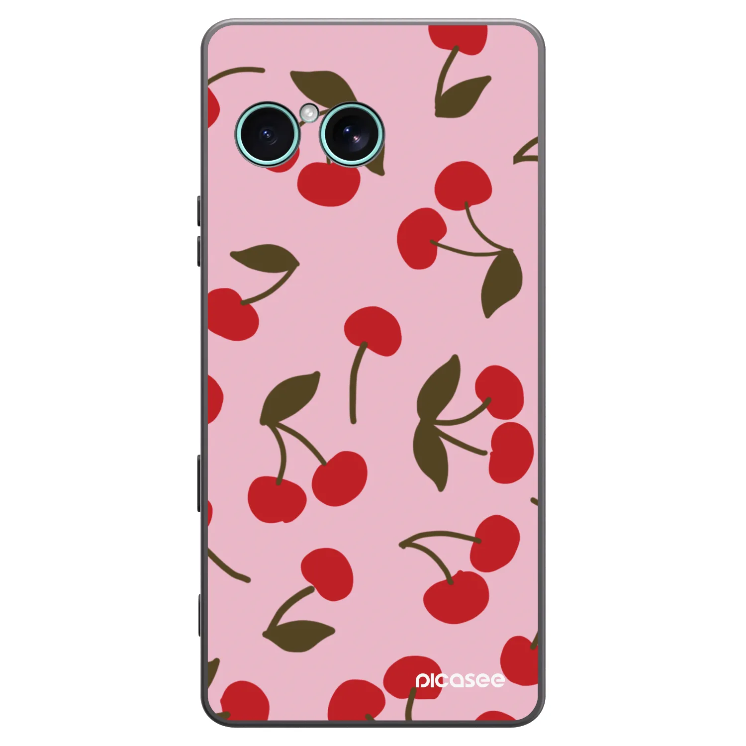Picasee silikonski črni ovitek za Sony Xperia 10 VII - Cherry