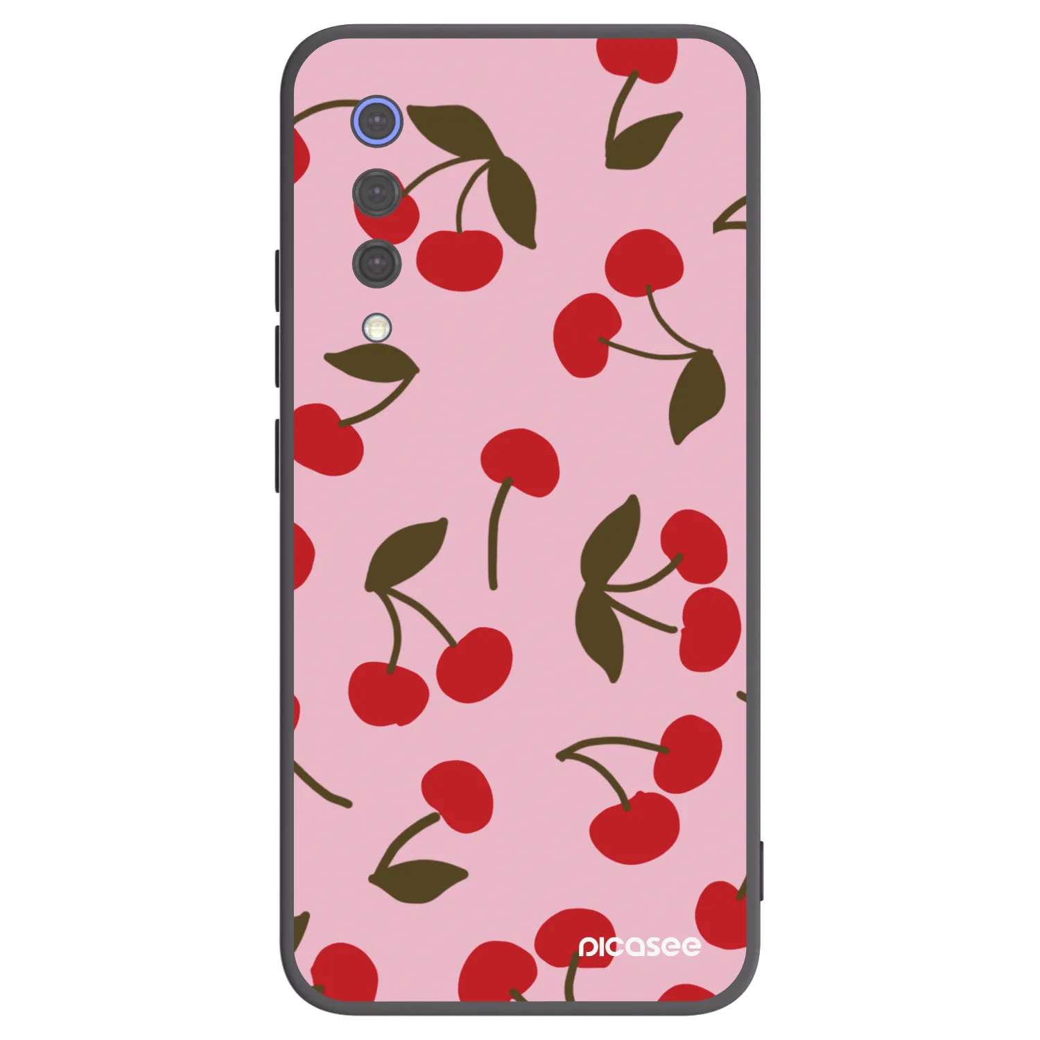 Picasee silikonski črni ovitek za Xiaomi Mi 9 SE - Cherry