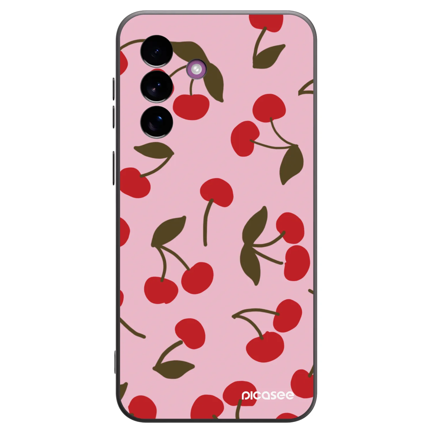 Picasee silikonski črni ovitek za Samsung Galaxy A37 - Cherry