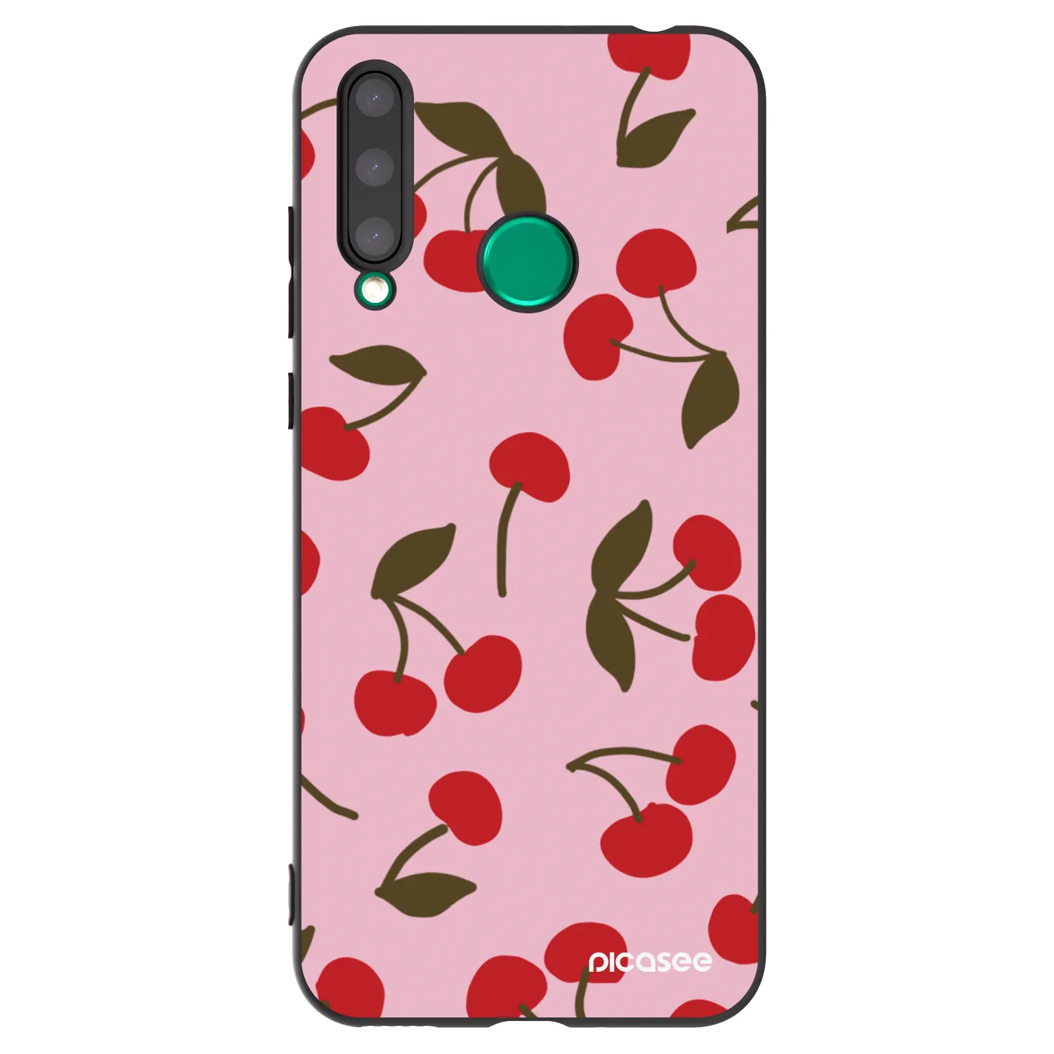 Picasee silikonski črni ovitek za Honor 20 Lite - Cherry