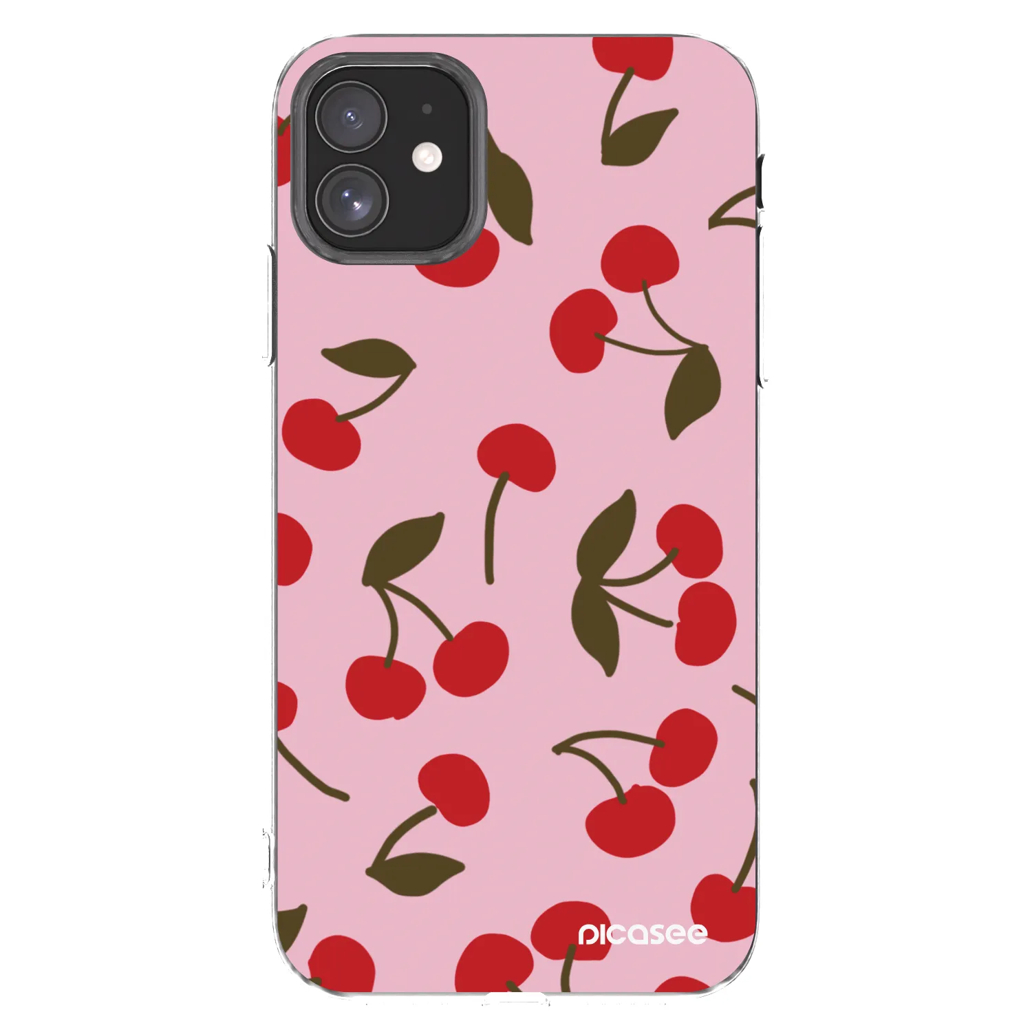 Picasee silikonski prozorni ovitek za Apple iPhone 11 - Cherry