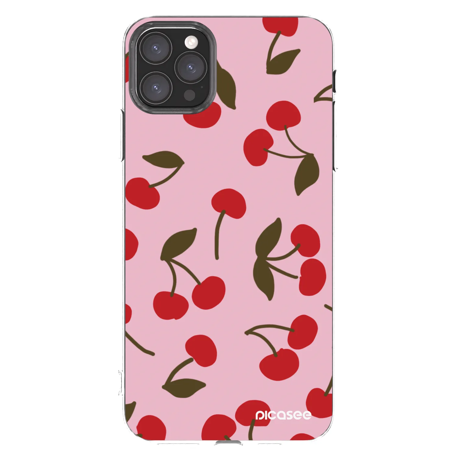 Picasee silikonski prozorni ovitek za Apple iPhone 11 Pro Max - Cherry