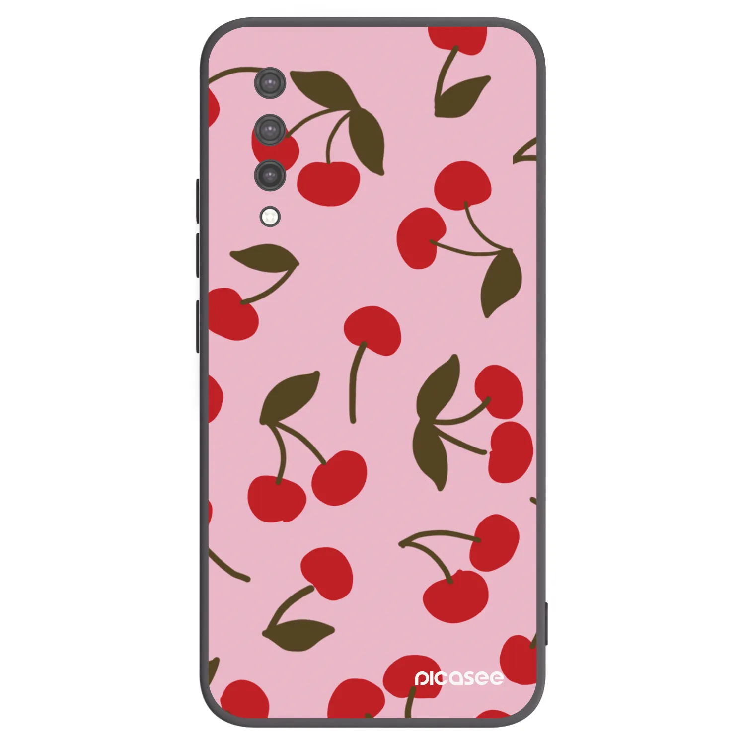 Picasee silikonski črni ovitek za Xiaomi Mi 9 Lite - Cherry